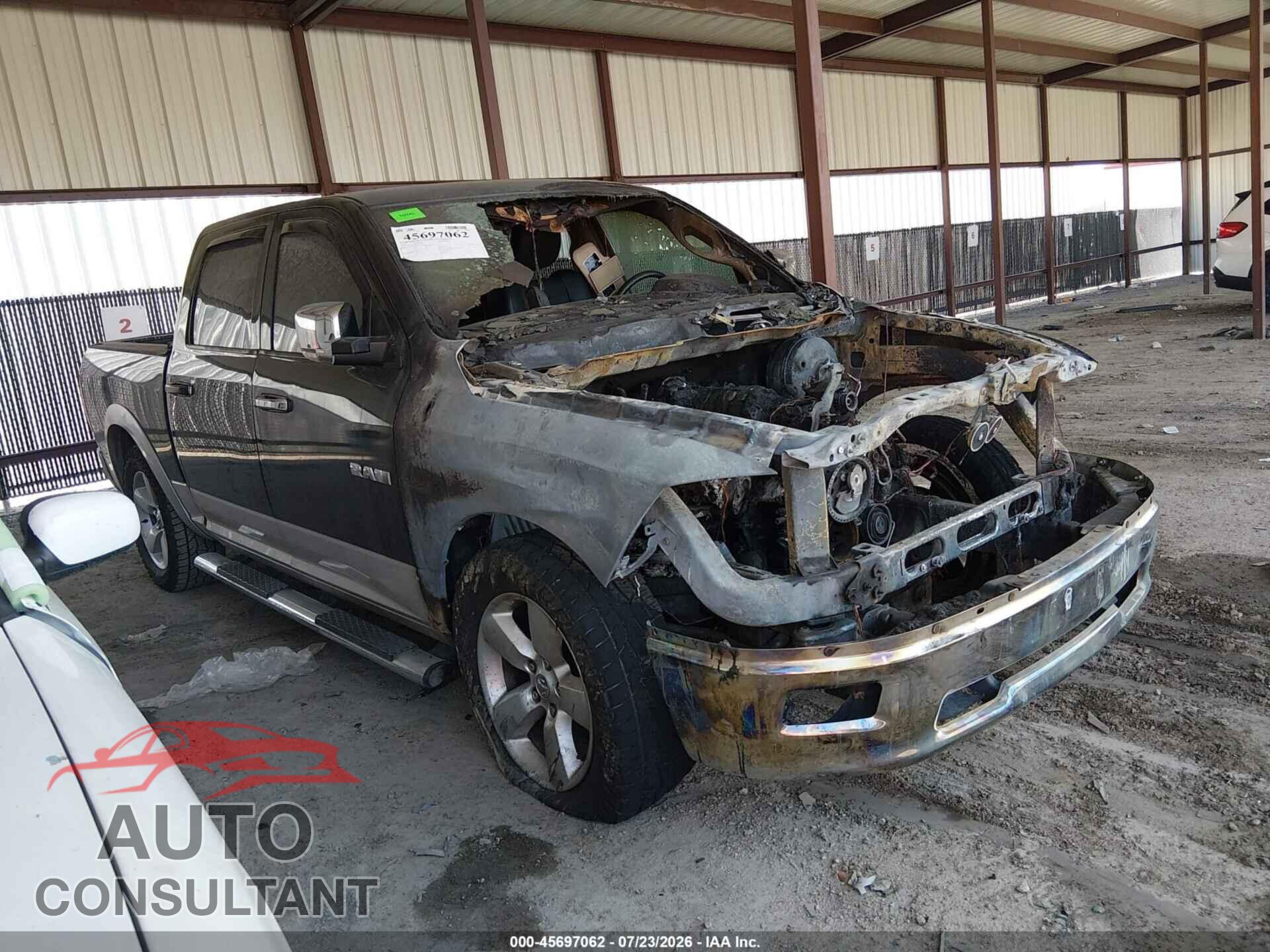 DODGE RAM 1500 2010 - 1D7RB1CT0AS132359