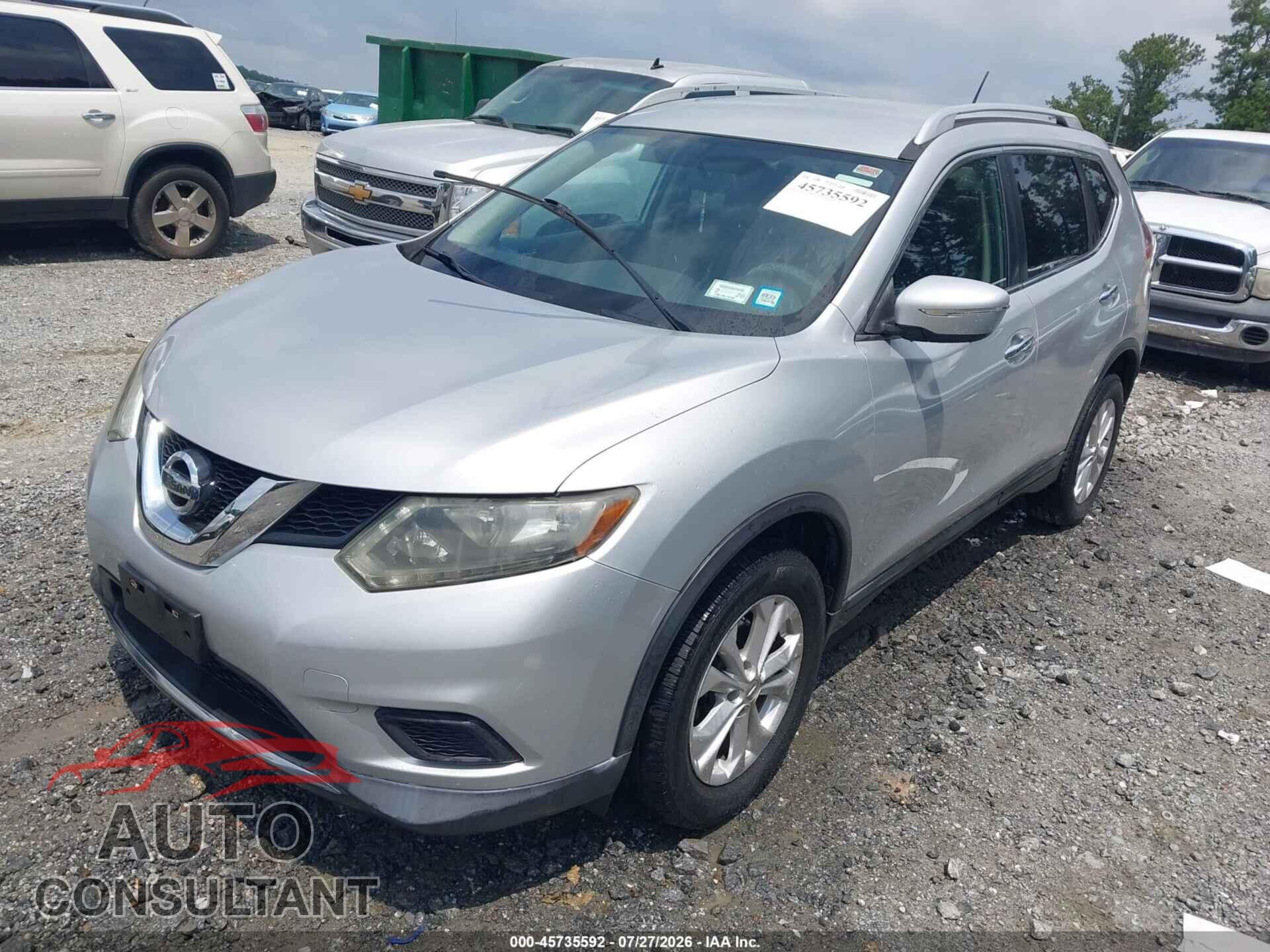 NISSAN ROGUE 2015 - 5N1AT2MV2FC753075