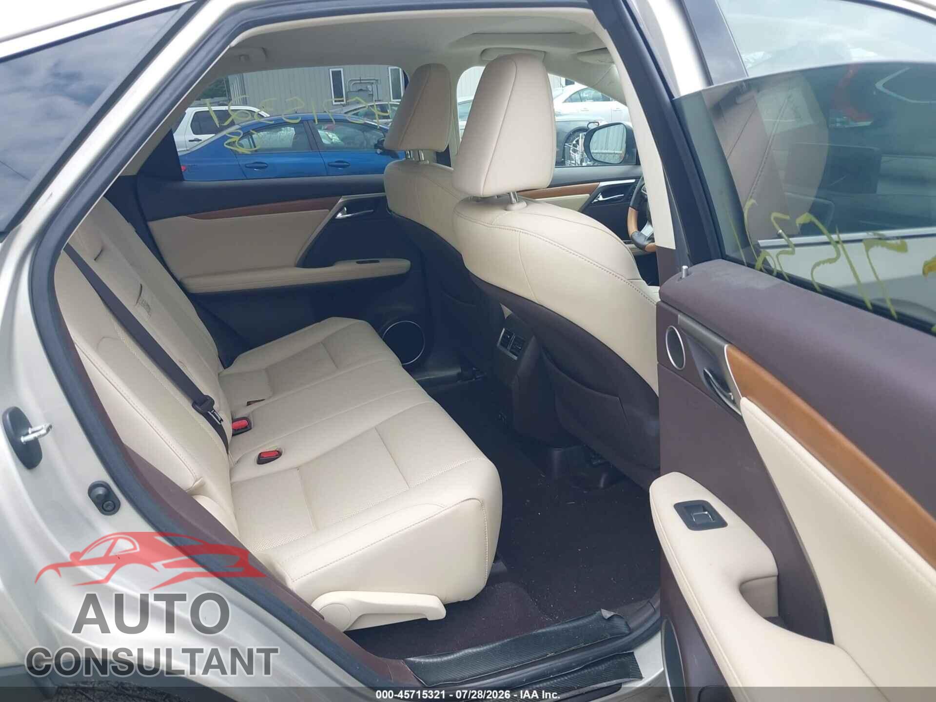 LEXUS RX 2020 - 2T2HZMDA3LC256609