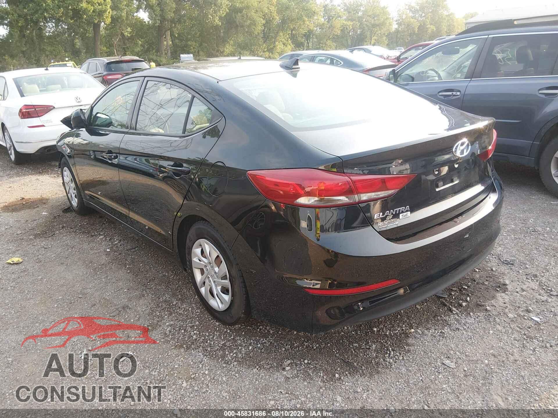 HYUNDAI ELANTRA 2017 - 5NPD74LF5HH048807