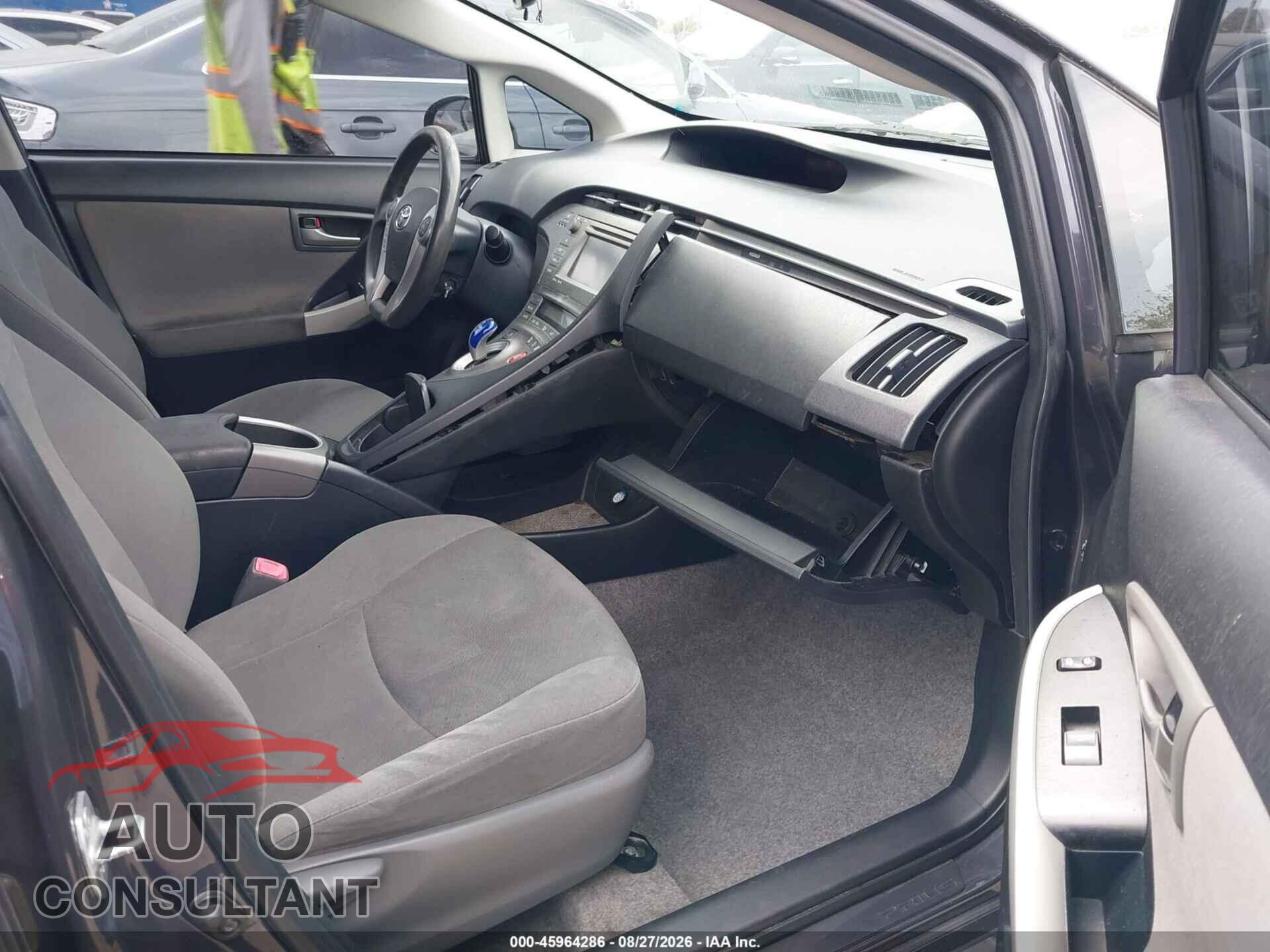 TOYOTA PRIUS 2012 - JTDKN3DU7C5492607