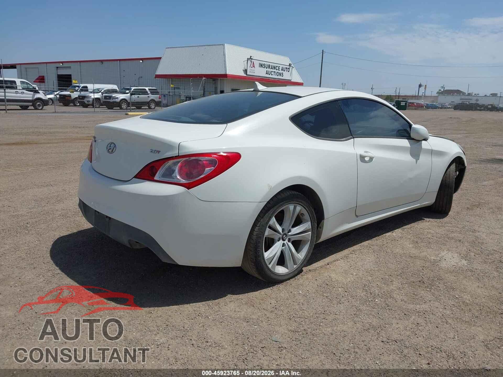 HYUNDAI GENESIS 2011 - KMHHT6KD9BU059715