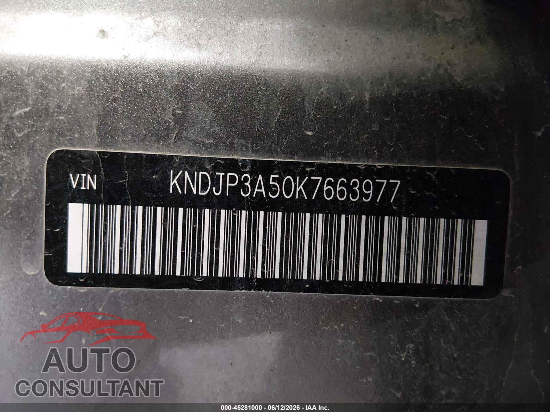 KIA SOUL 2019 - KNDJP3A50K7663977