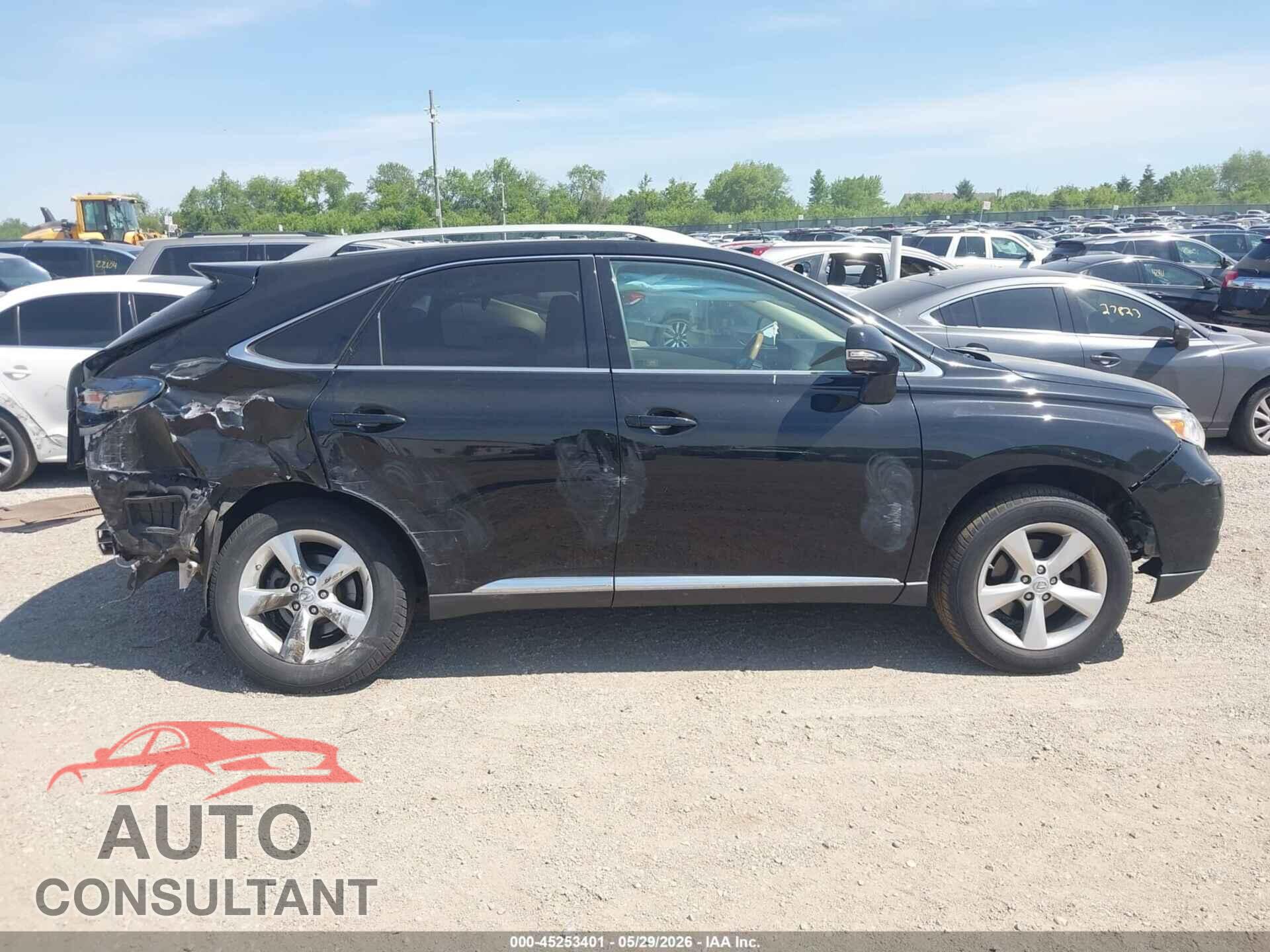 LEXUS RX 350 2011 - 2T2BK1BA4BC086111