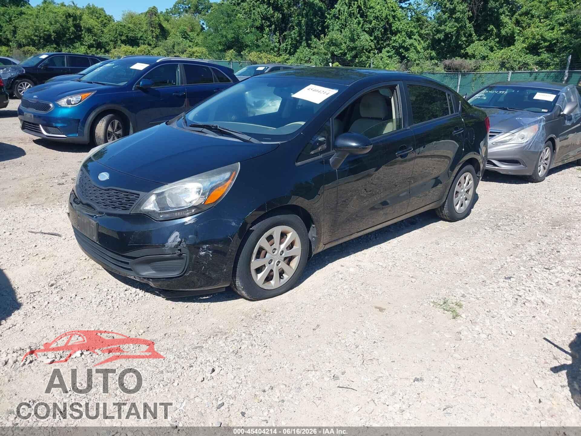 KIA RIO 2013 - KNADM4A34D6221073