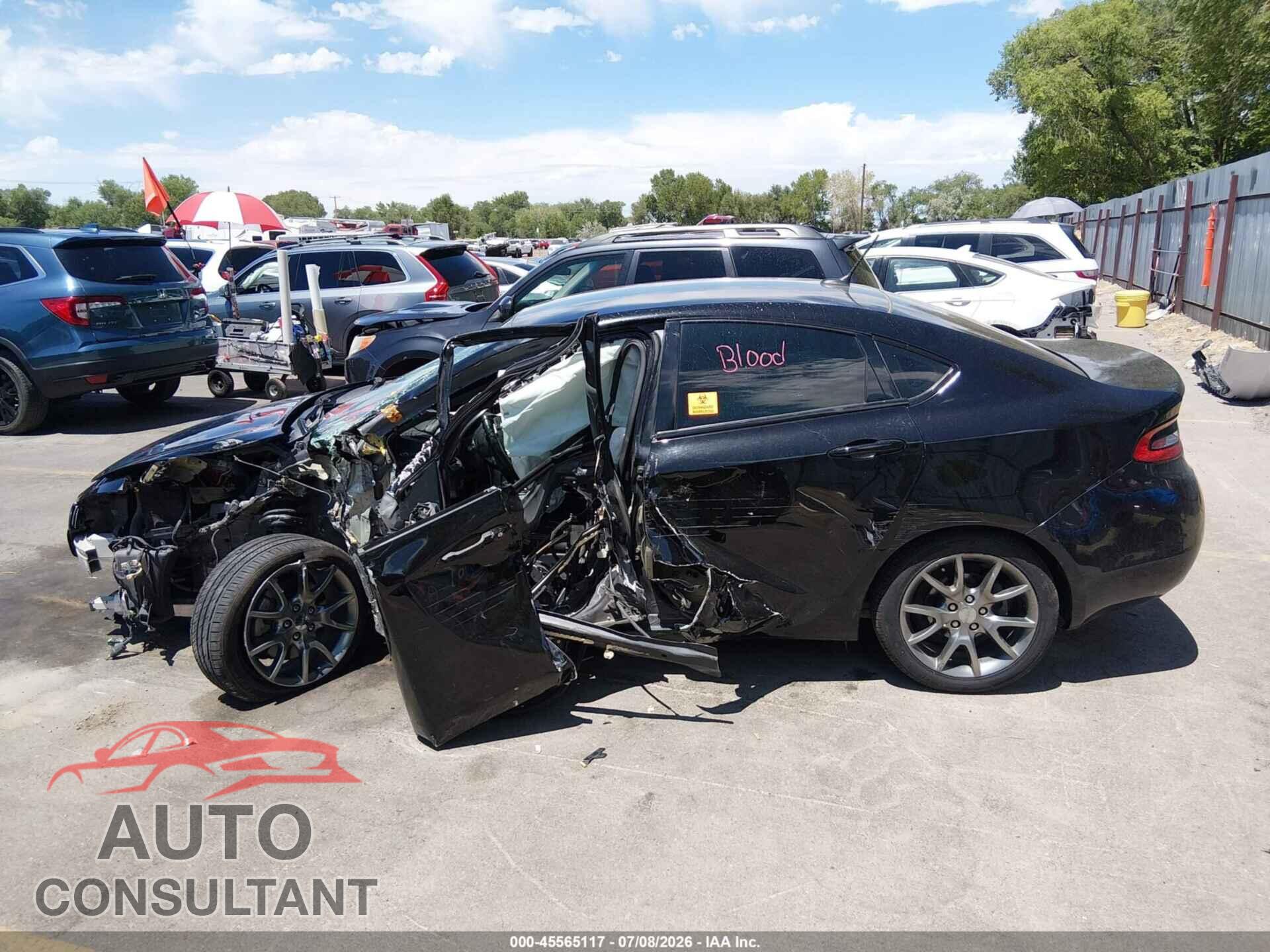 DODGE DART 2014 - 1C3CDFBB5ED857938