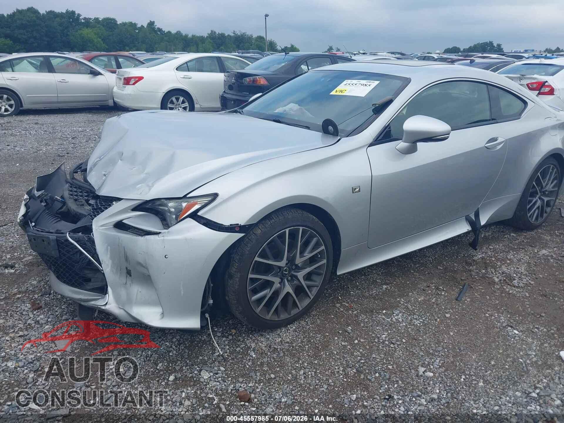 LEXUS RC 350 2015 - JTHSE5BC3F5002267