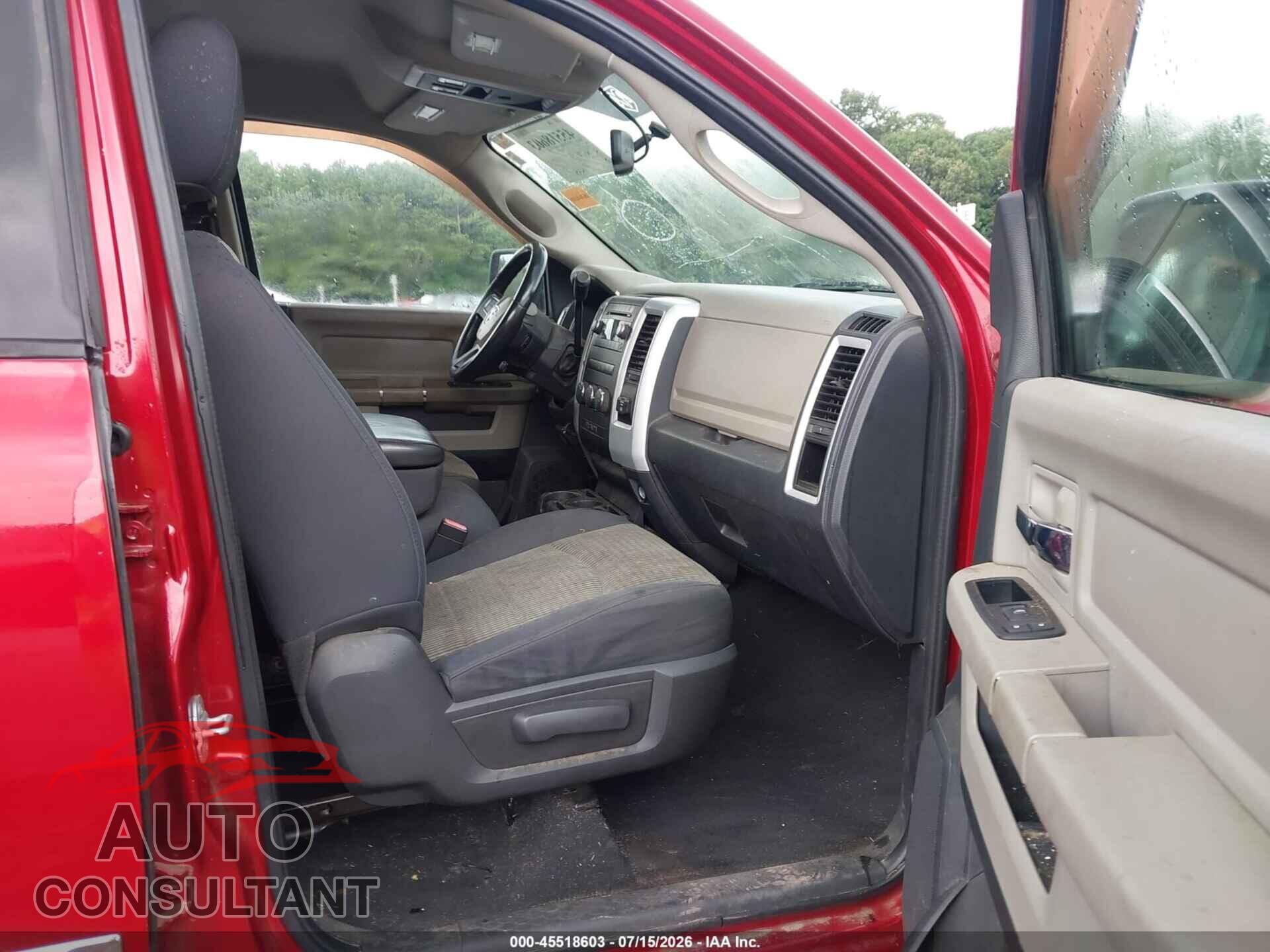 DODGE RAM 1500 2009 - 1D3HB18T69S763070