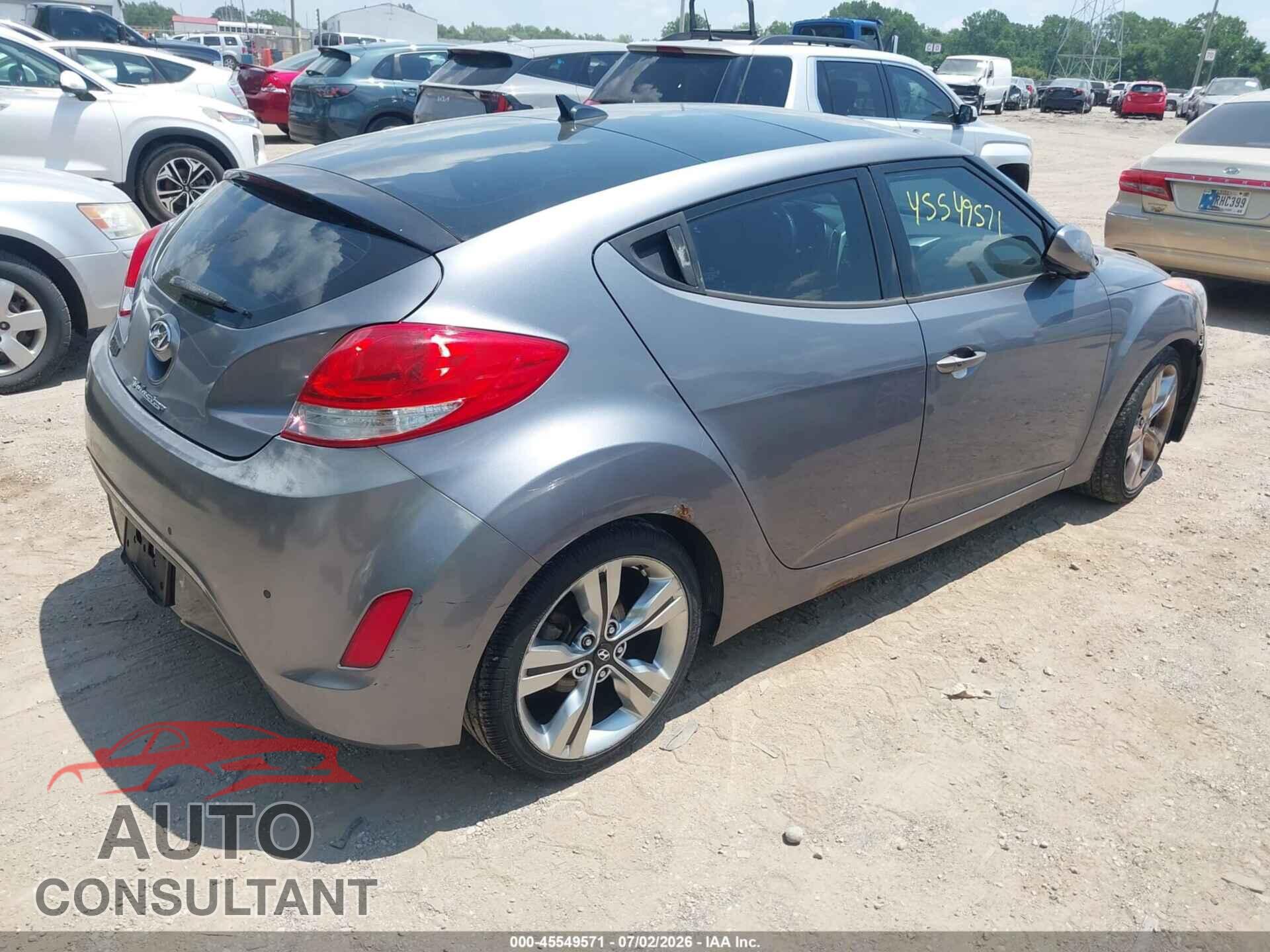 HYUNDAI VELOSTER 2013 - KMHTC6AD1DU146359