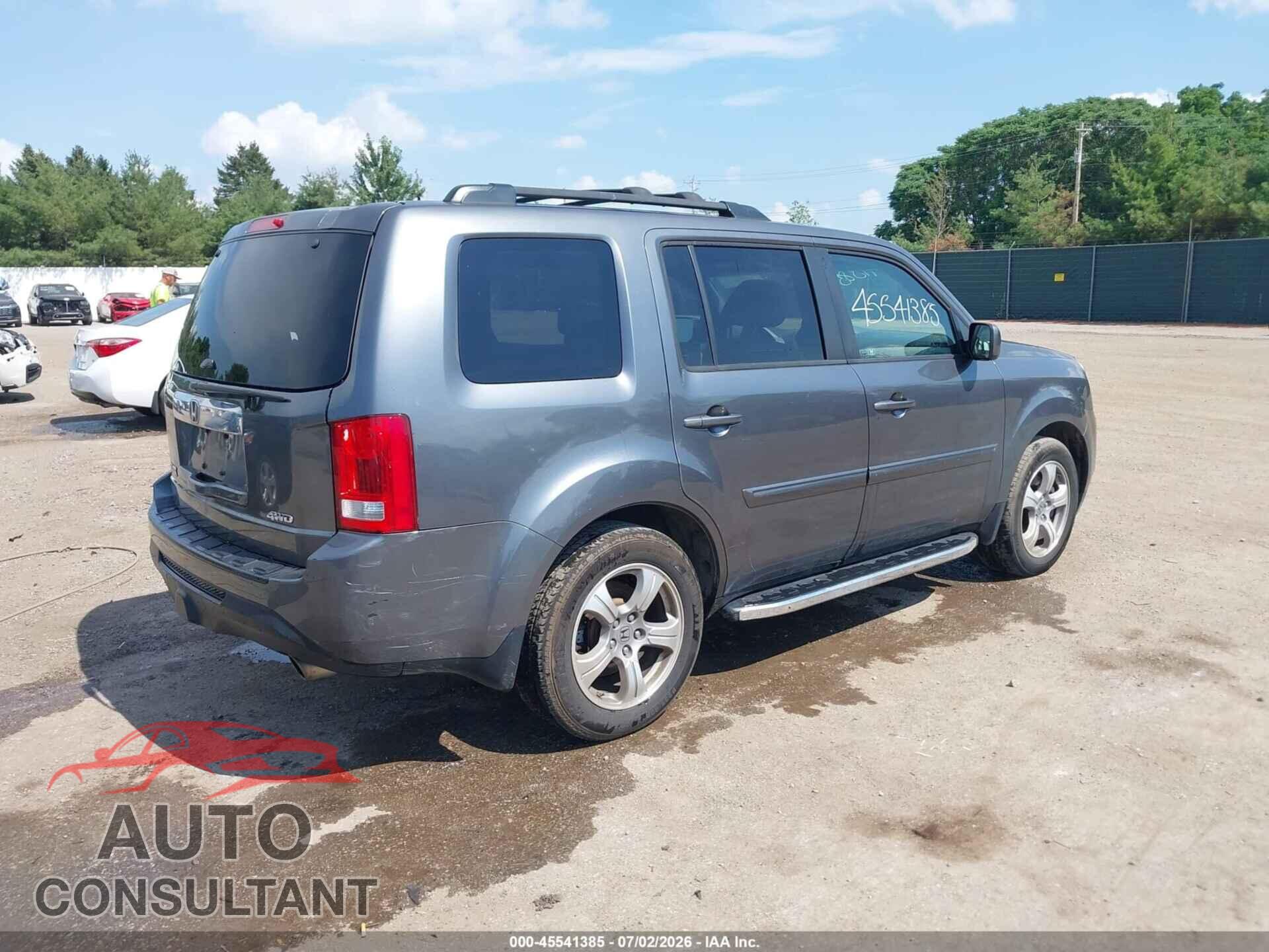 HONDA PILOT 2012 - 5FNYF4H59CB083992