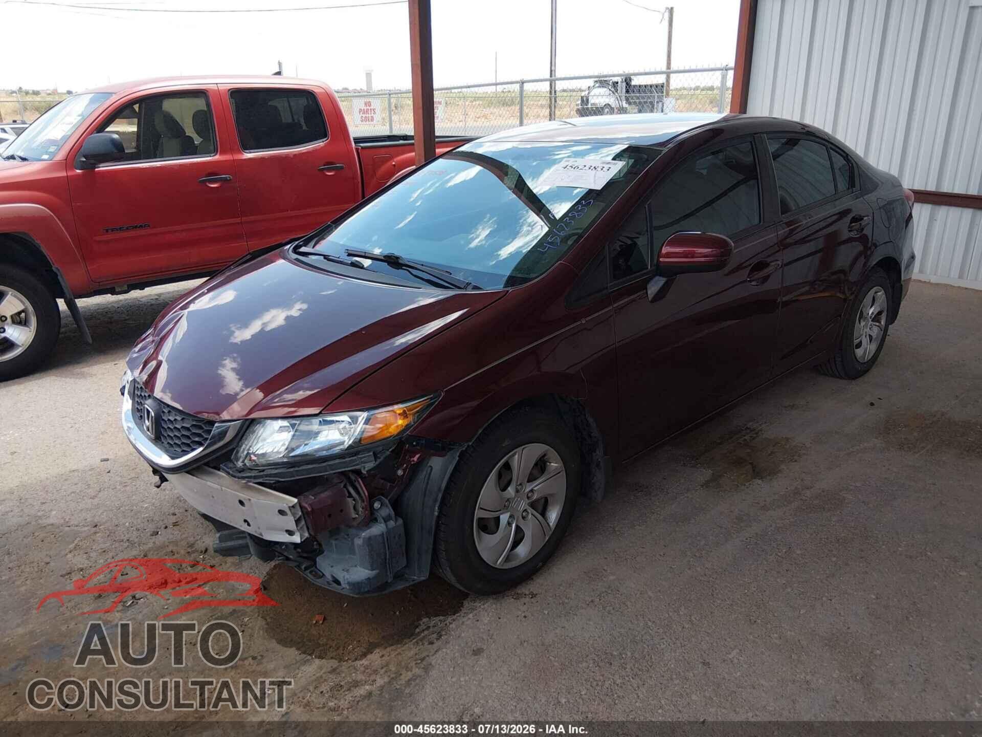 HONDA CIVIC 2014 - 19XFB2F51EE056482