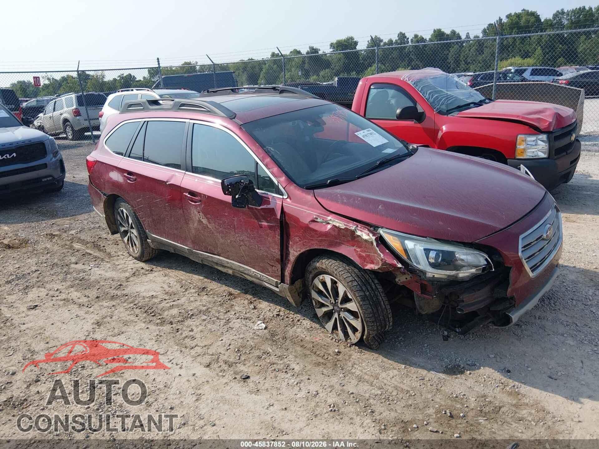 SUBARU OUTBACK 2017 - 4S4BSANC4H3241710