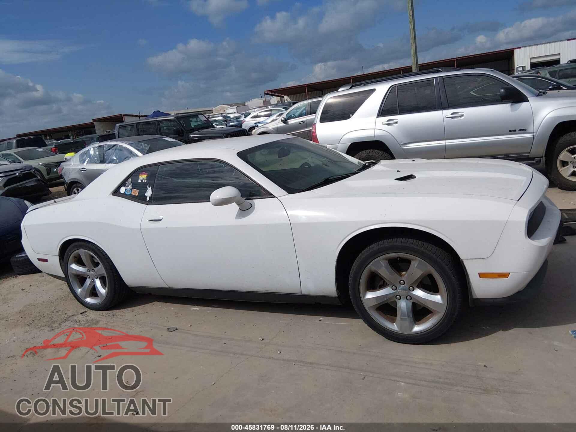 DODGE CHALLENGER 2013 - 2C3CDYAG3DH515799