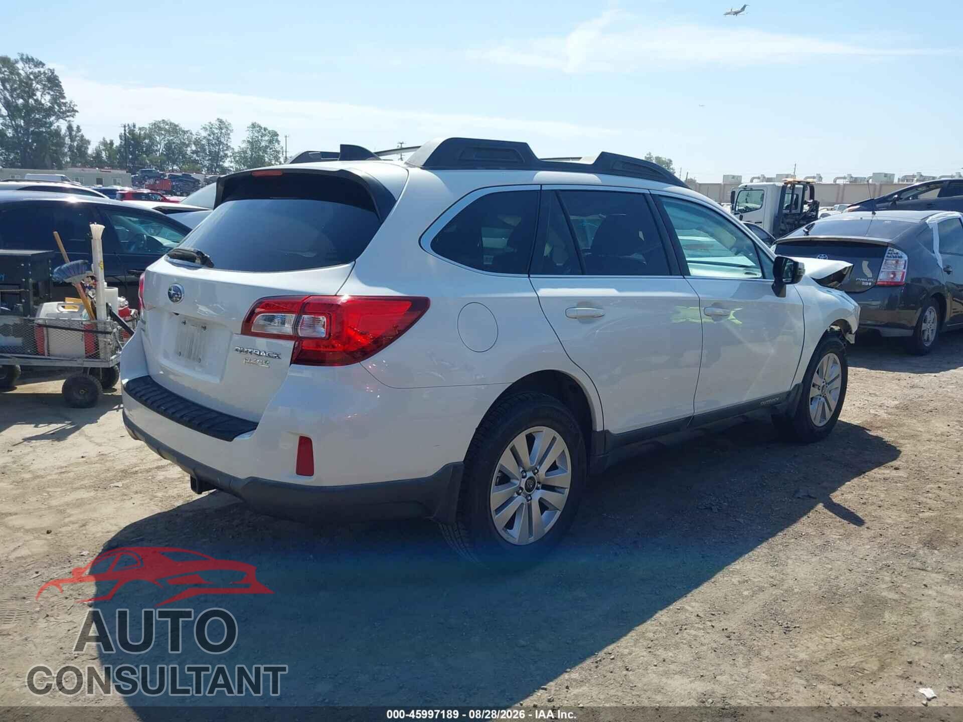 SUBARU OUTBACK 2016 - 4S4BSAHC3G3205985