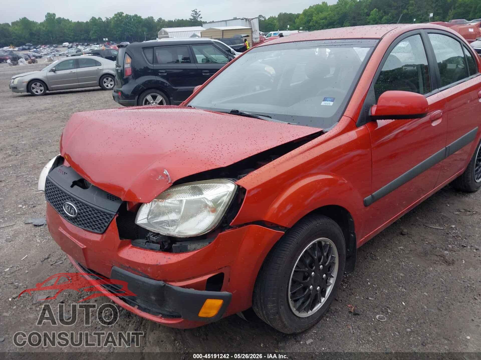 KIA RIO 2009 - KNADE223196557805