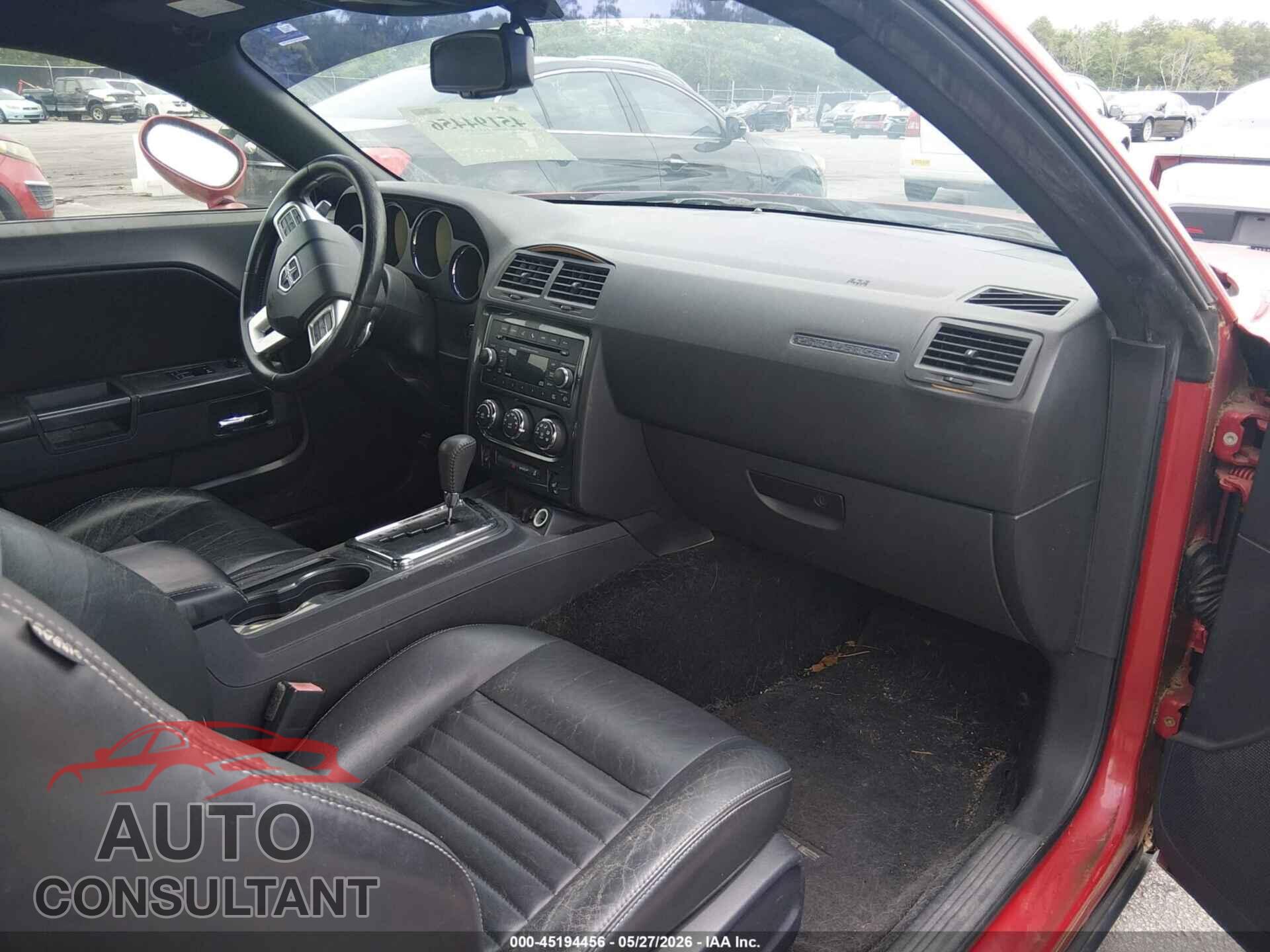 DODGE CHALLENGER 2013 - 2C3CDYAG7DH515854