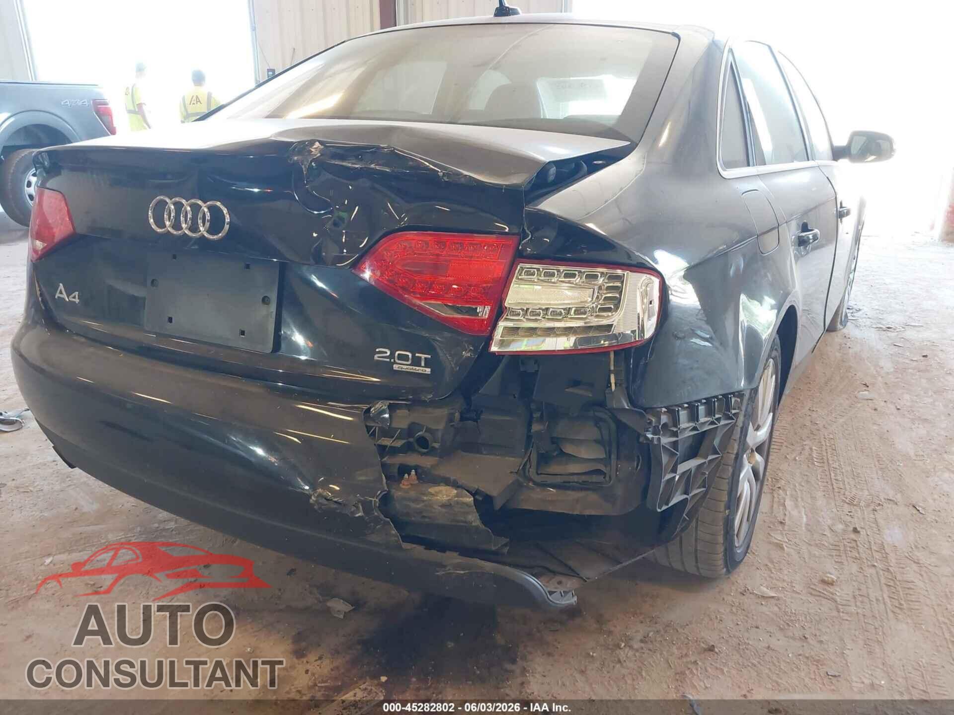 AUDI A4 2010 - WAUFFAFL9AN037484
