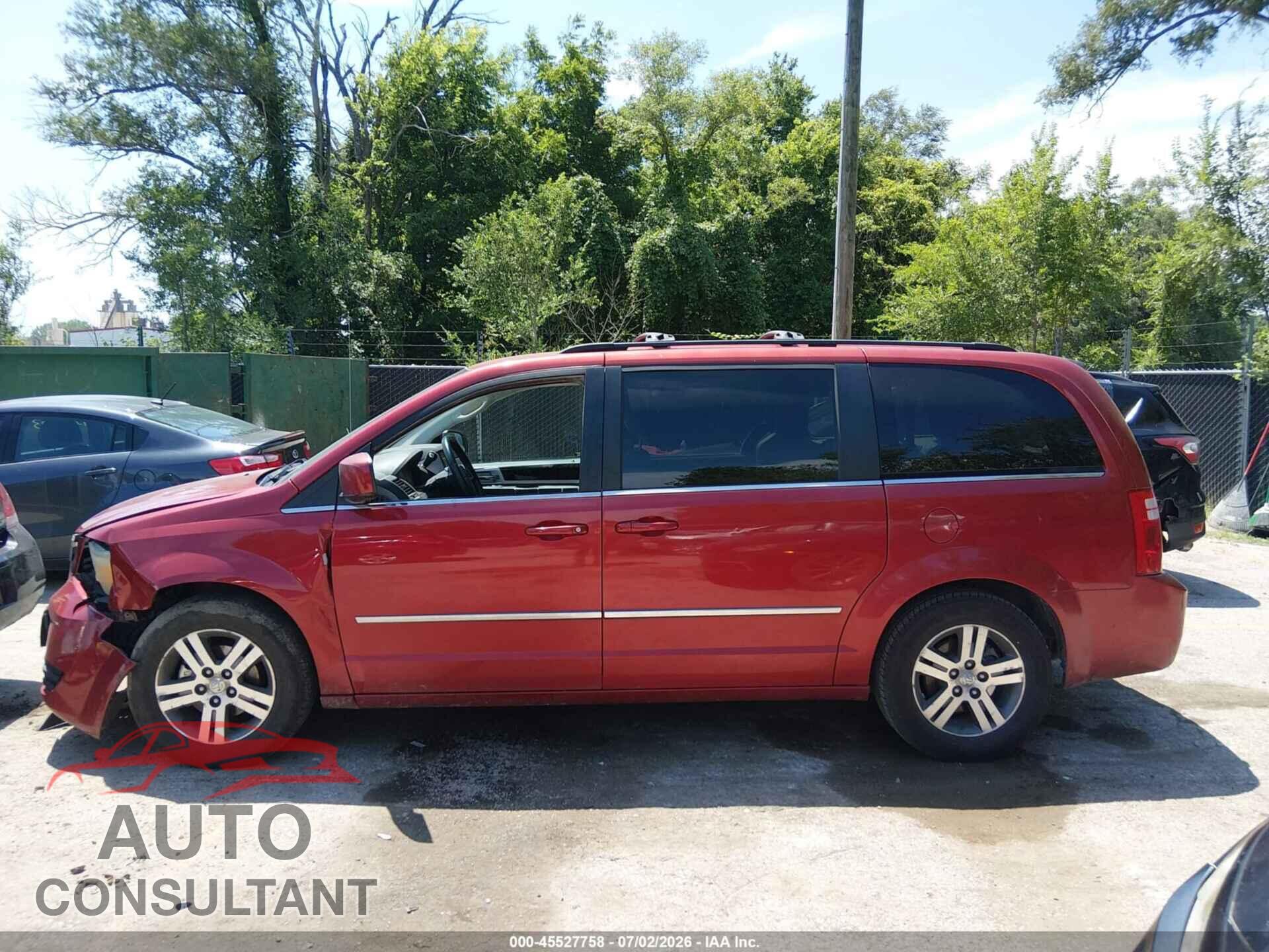 DODGE GRAND CARAVAN 2010 - 2D4RN5DX4AR166867