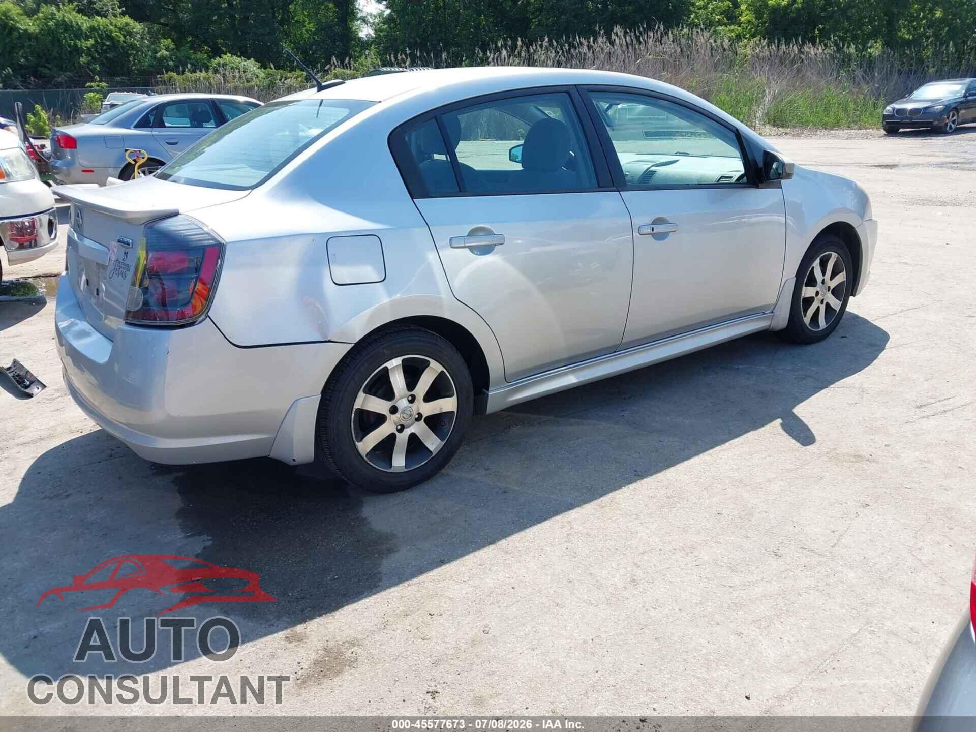 NISSAN SENTRA 2012 - 3N1AB6AP9CL778675