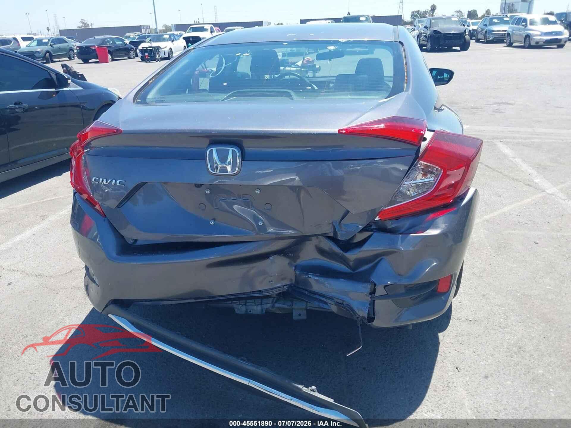HONDA CIVIC 2019 - 2HGFC2F61KH520748
