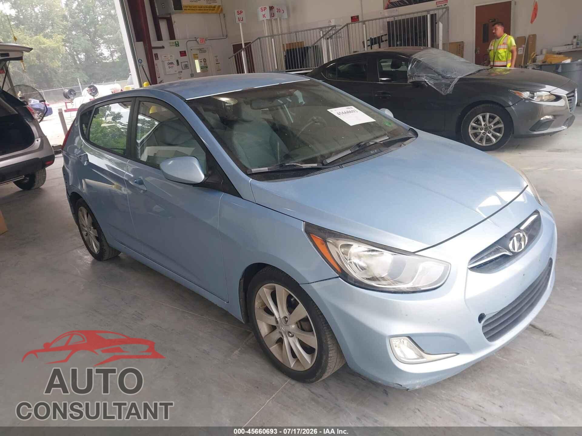 HYUNDAI ACCENT 2012 - KMHCU5AEXCU054701