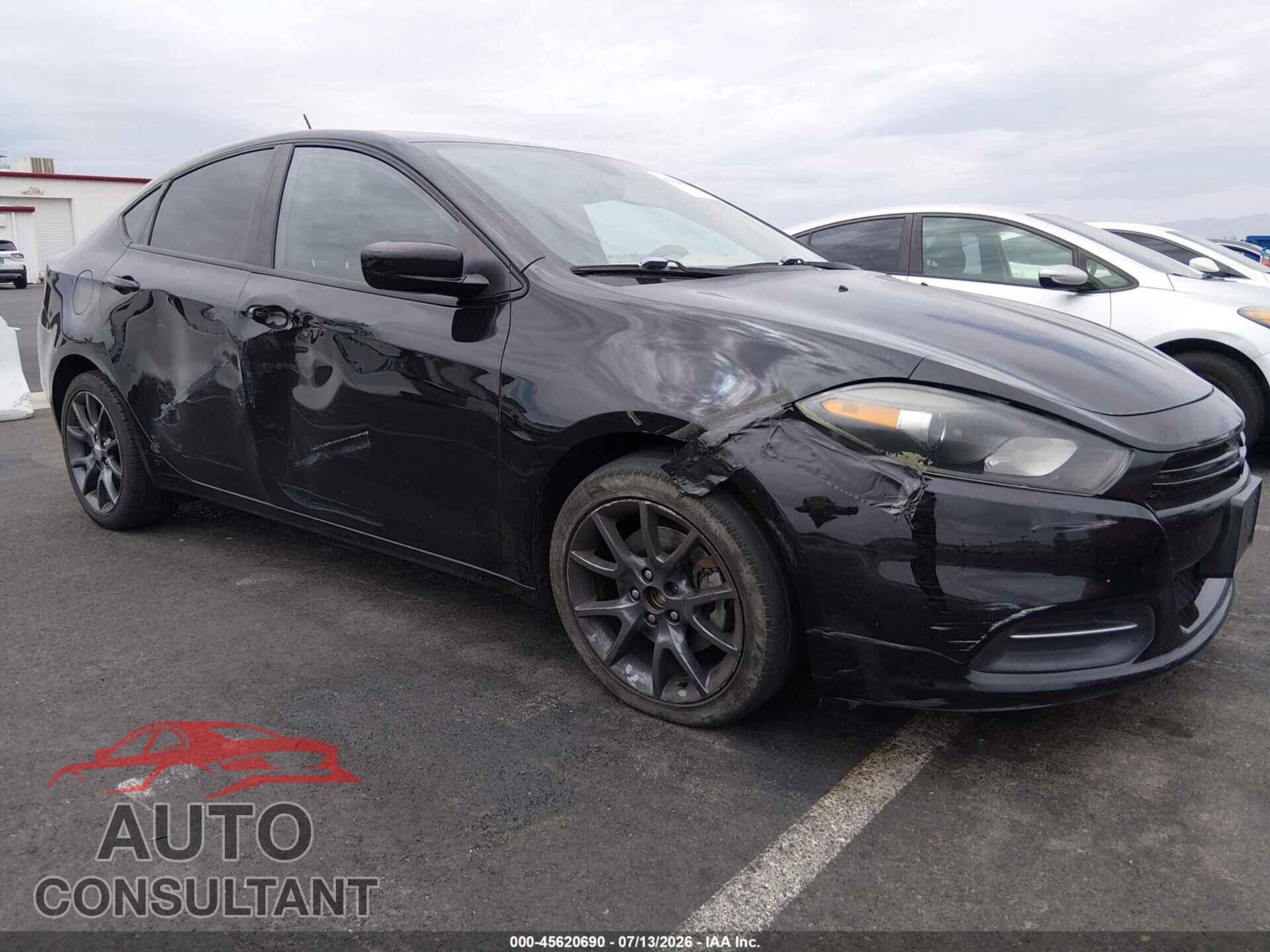 DODGE DART 2016 - 1C3CDFAAXGD729092