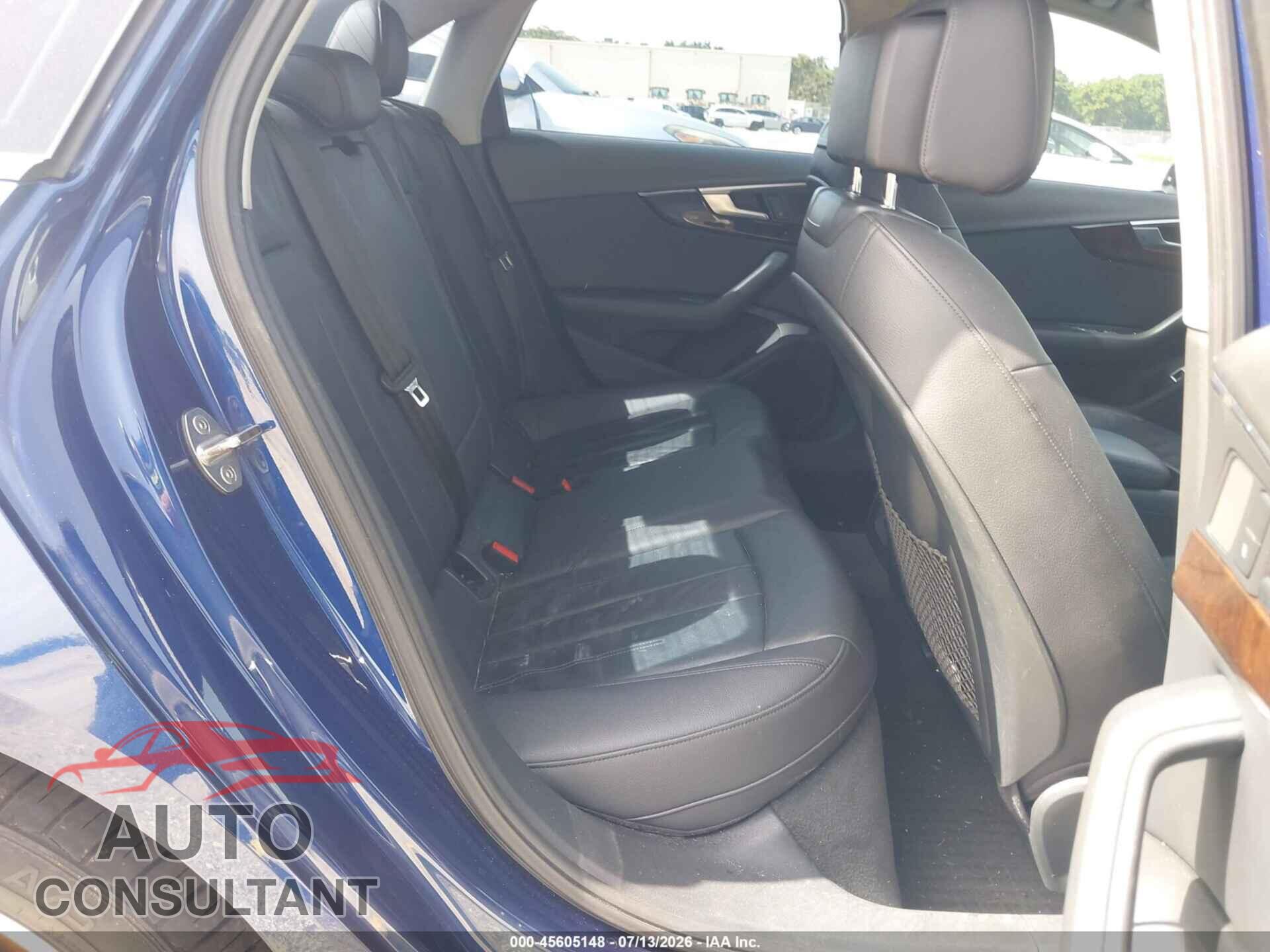 AUDI A4 2017 - WAUGNAF40HN016405