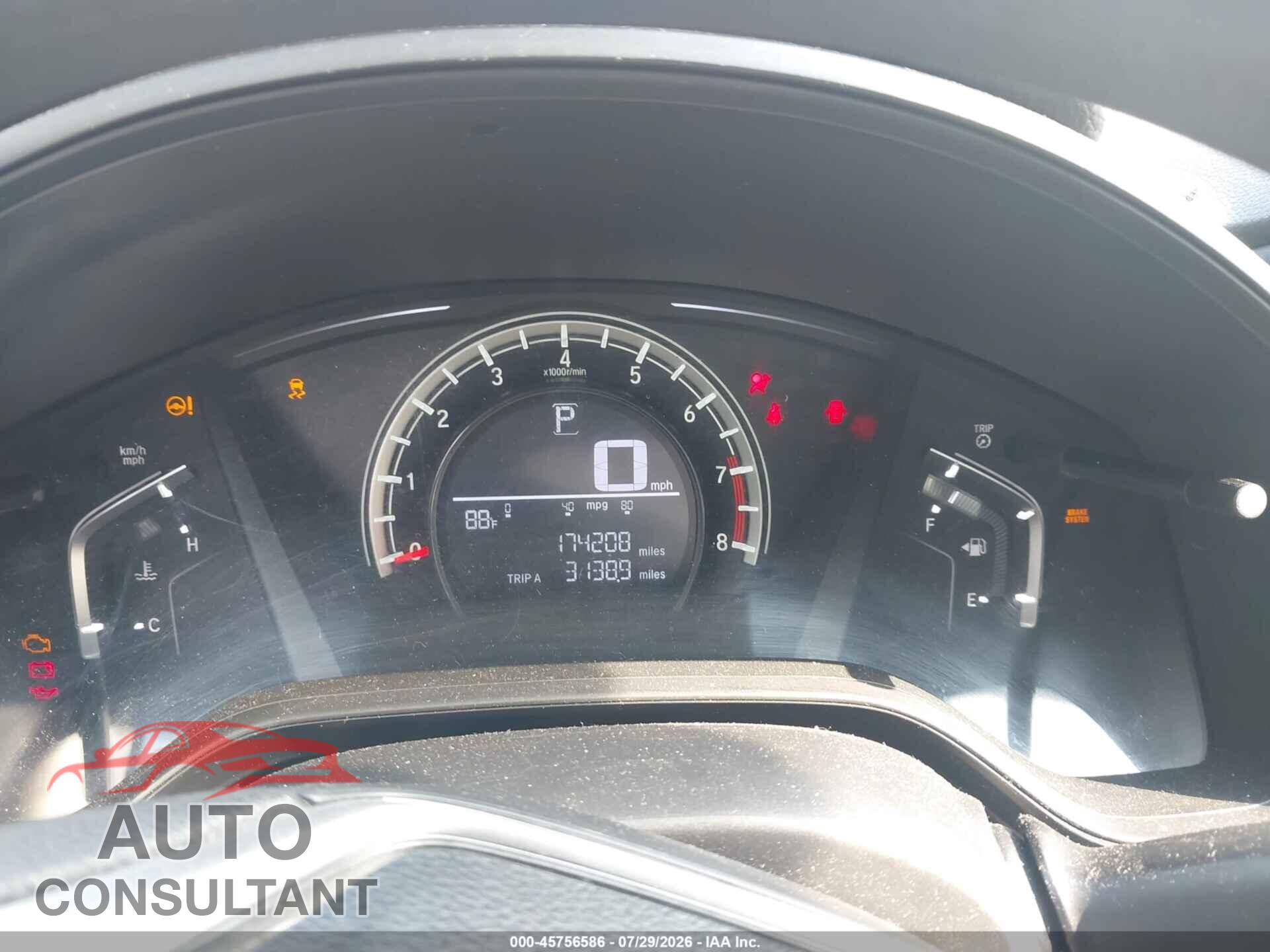 HONDA CR-V 2017 - 7FARW5H38HE002937