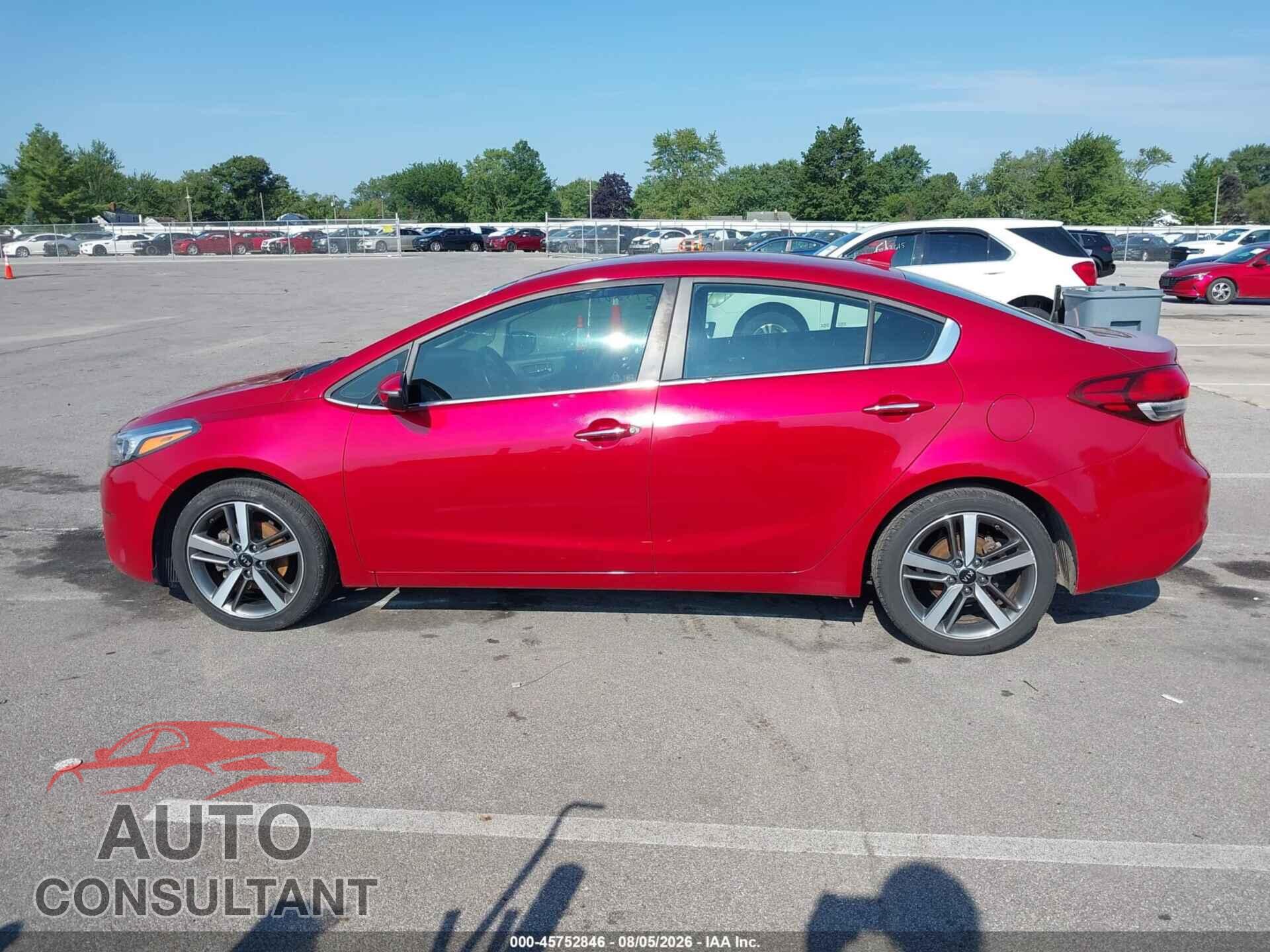 KIA FORTE 2017 - 3KPFL4A85HE003525