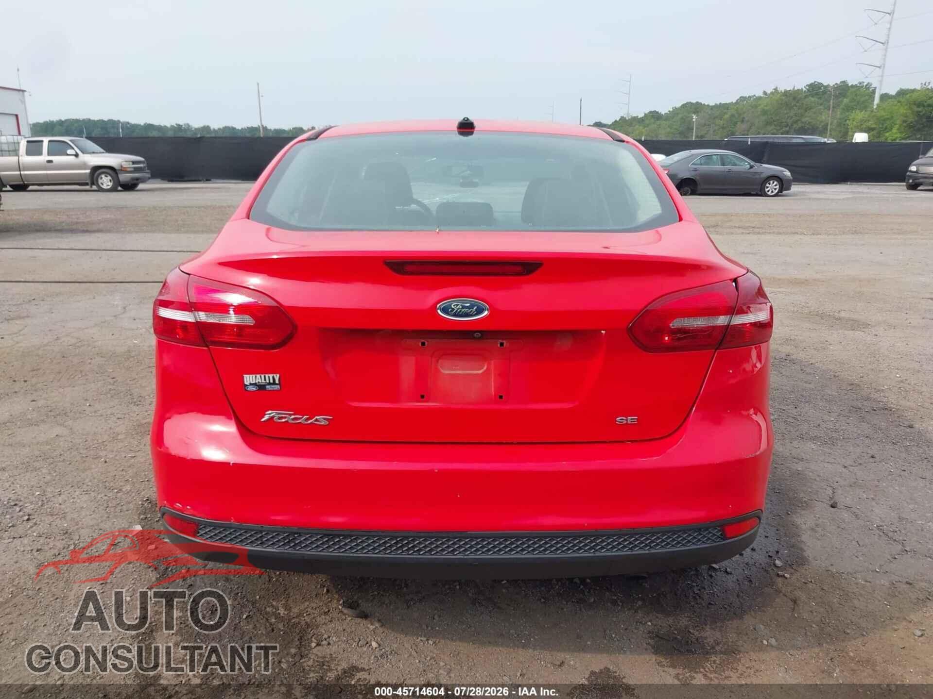 FORD FOCUS 2017 - 1FADP3F20HL231598