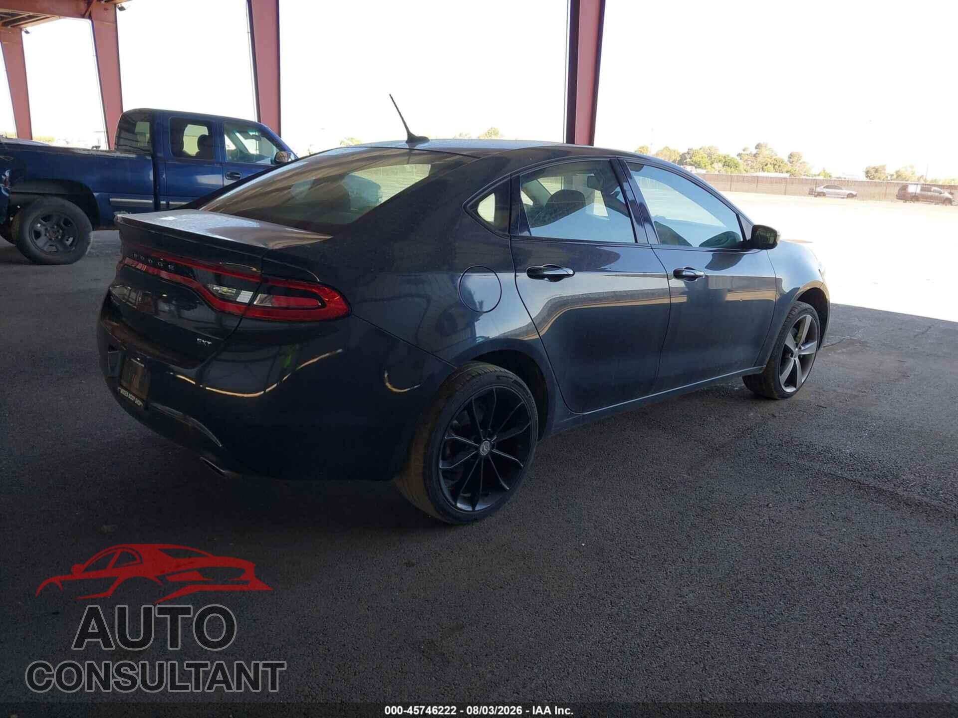 DODGE DART 2013 - 1C3CDFBA9DD319409