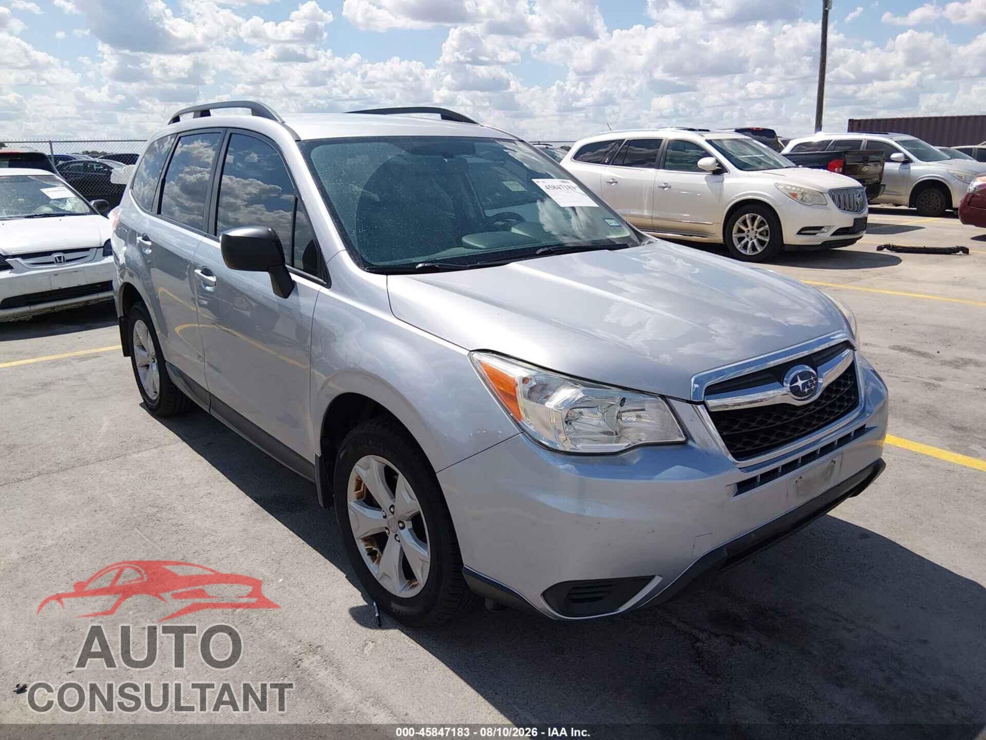 SUBARU FORESTER 2016 - JF2SJABC4GH425155