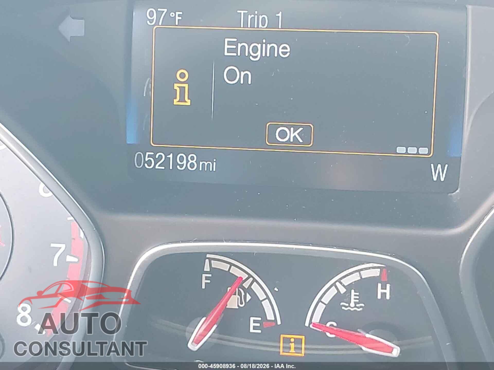 FORD FOCUS ST 2016 - 1FADP3L94GL374392