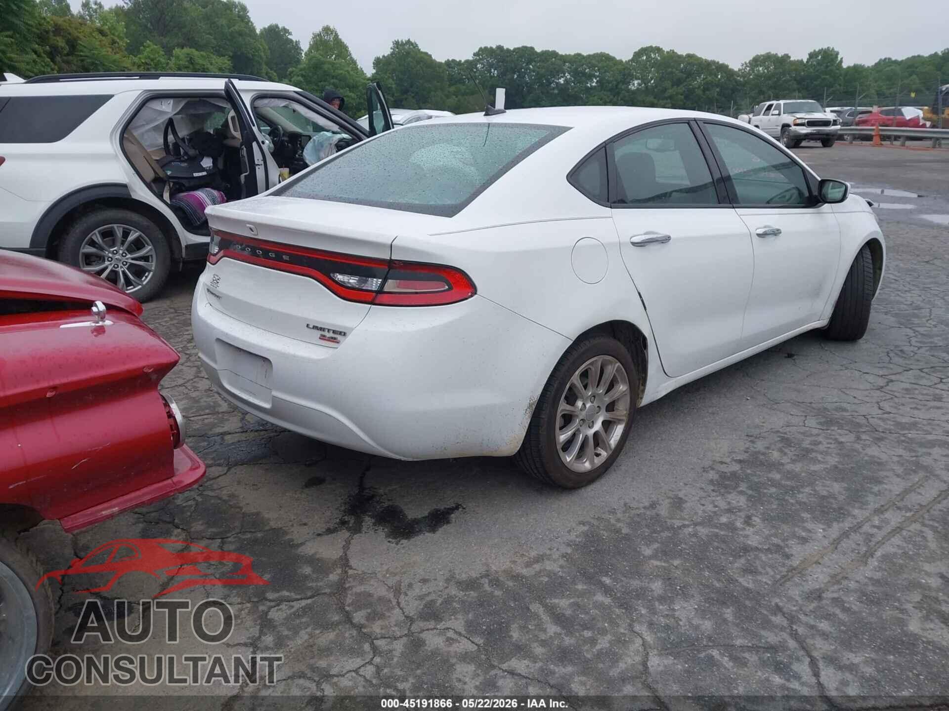 DODGE DART 2014 - 1C3CDFCB2ED677556