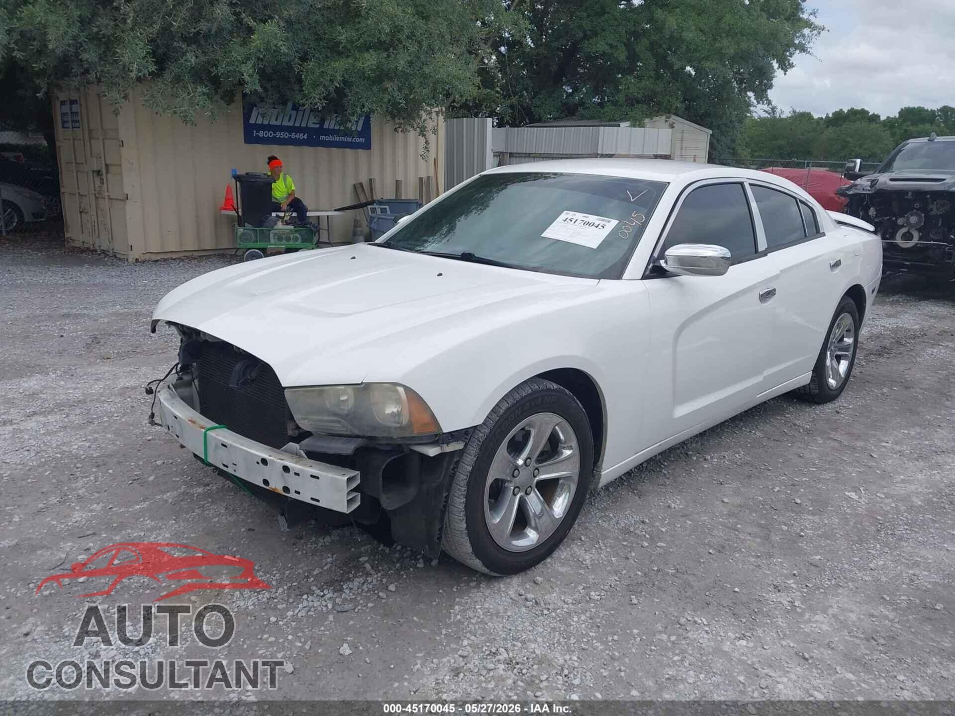 DODGE CHARGER 2012 - 2C3CDXHG8CH126252
