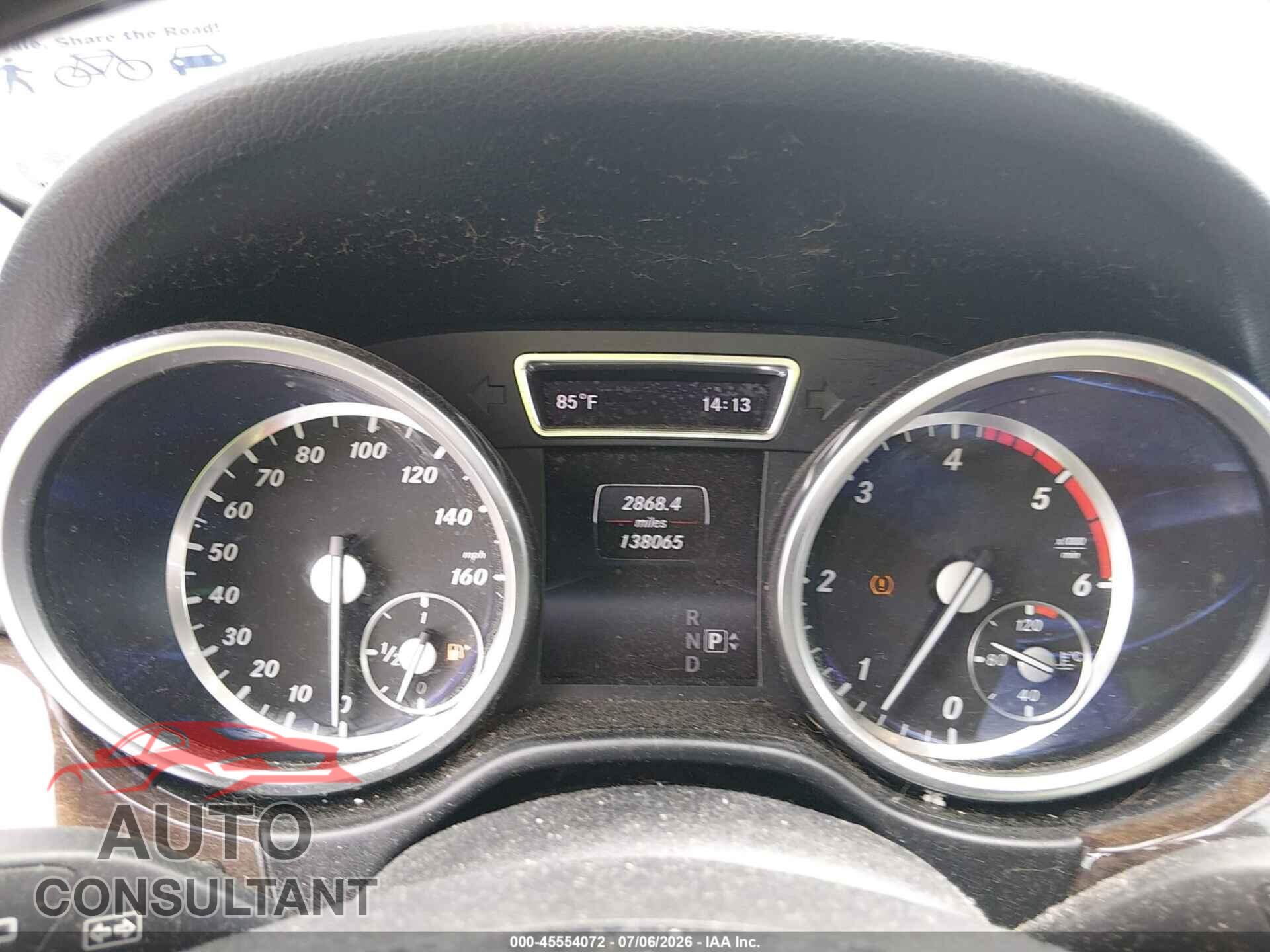 MERCEDES-BENZ ML 350 BLUETEC 2014 - 4JGDA2EB8EA314643