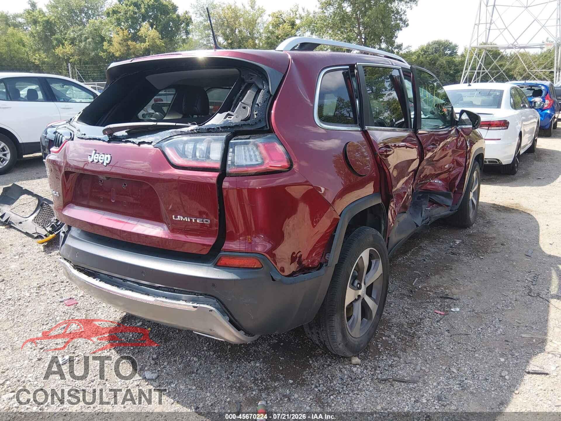 JEEP CHEROKEE 2020 - 1C4PJMDX3LD656782