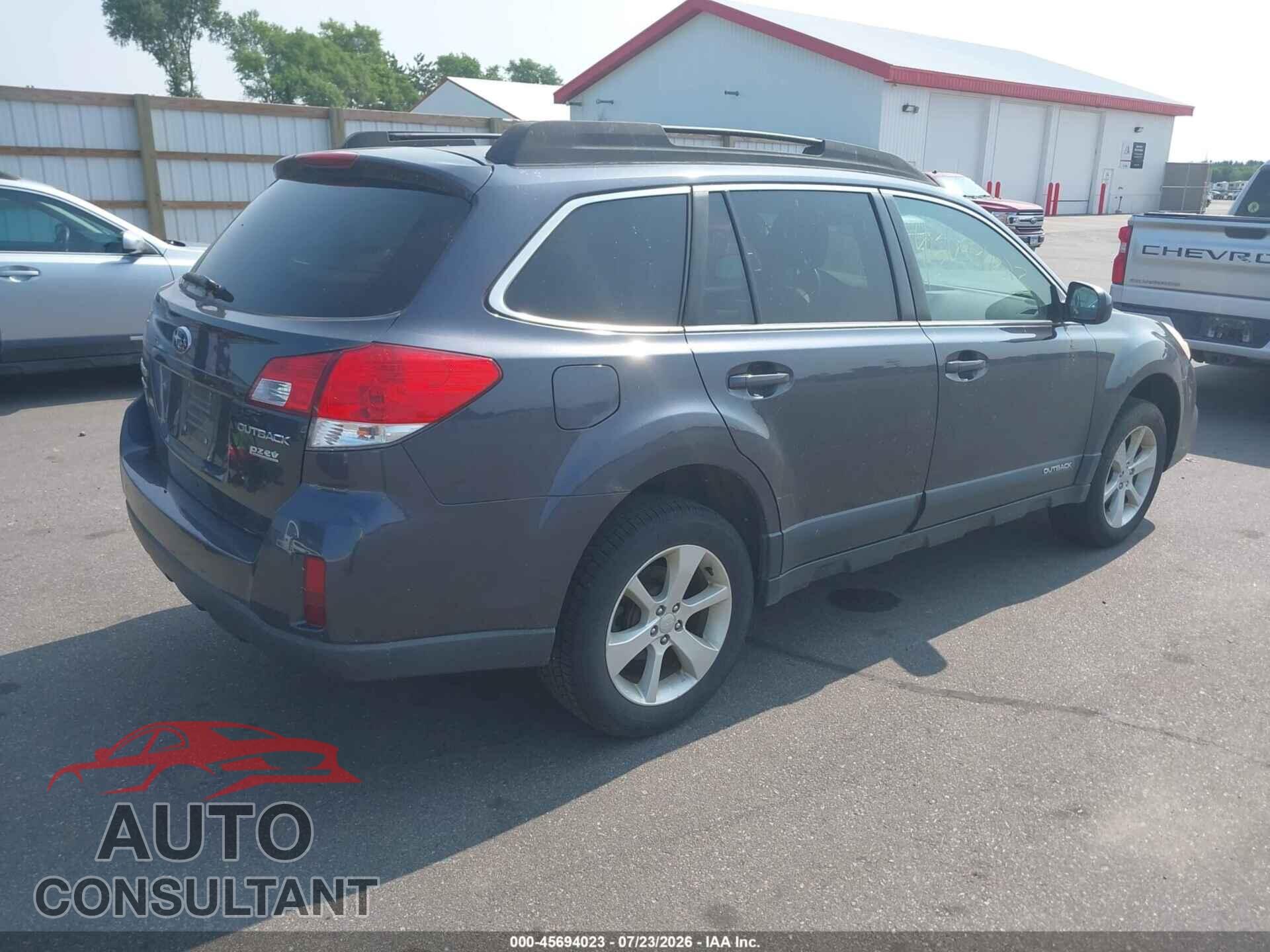 SUBARU OUTBACK 2013 - 4S4BRBCC1D3313431