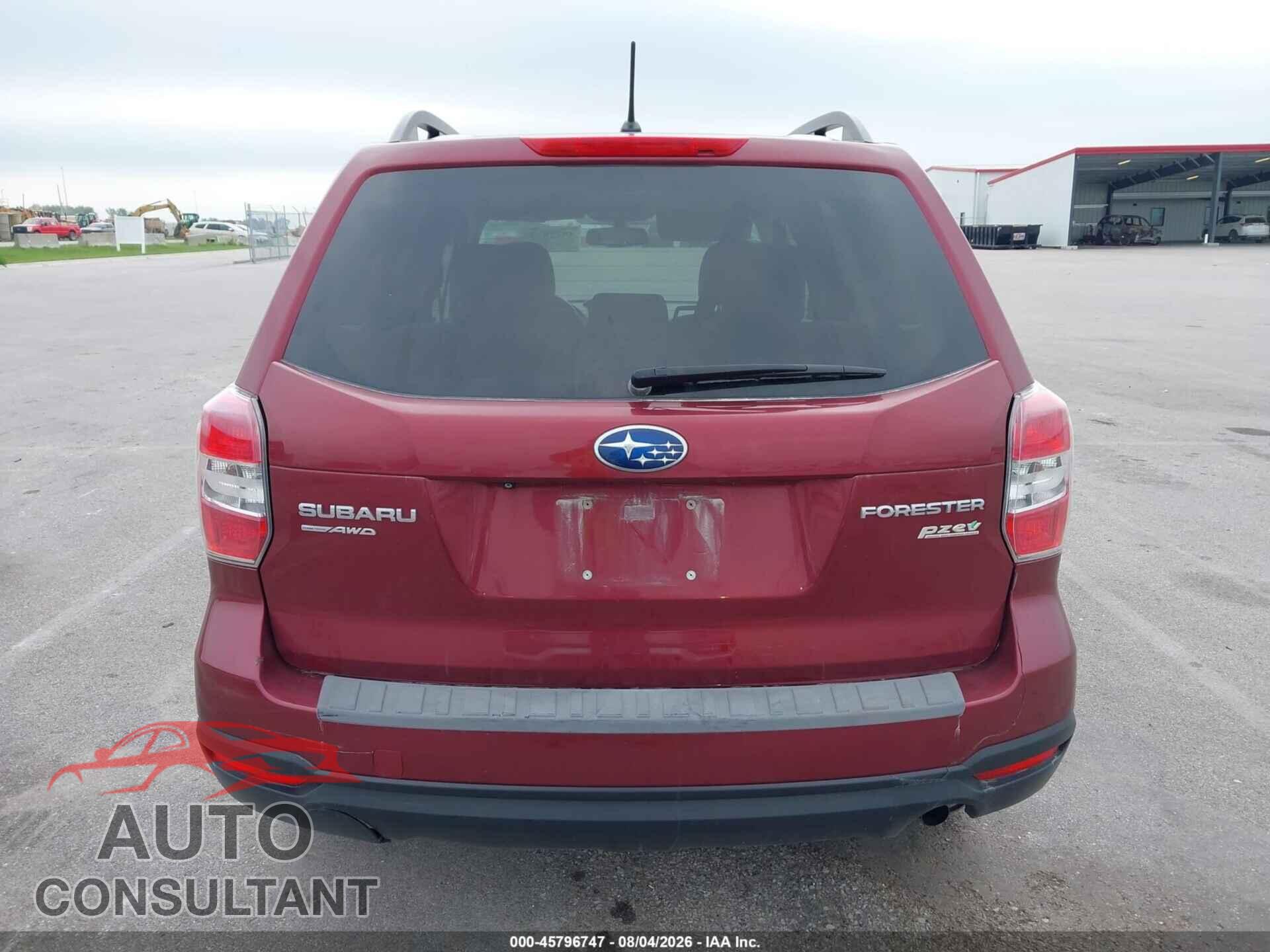 SUBARU FORESTER 2014 - JF2SJAEC8EH544464