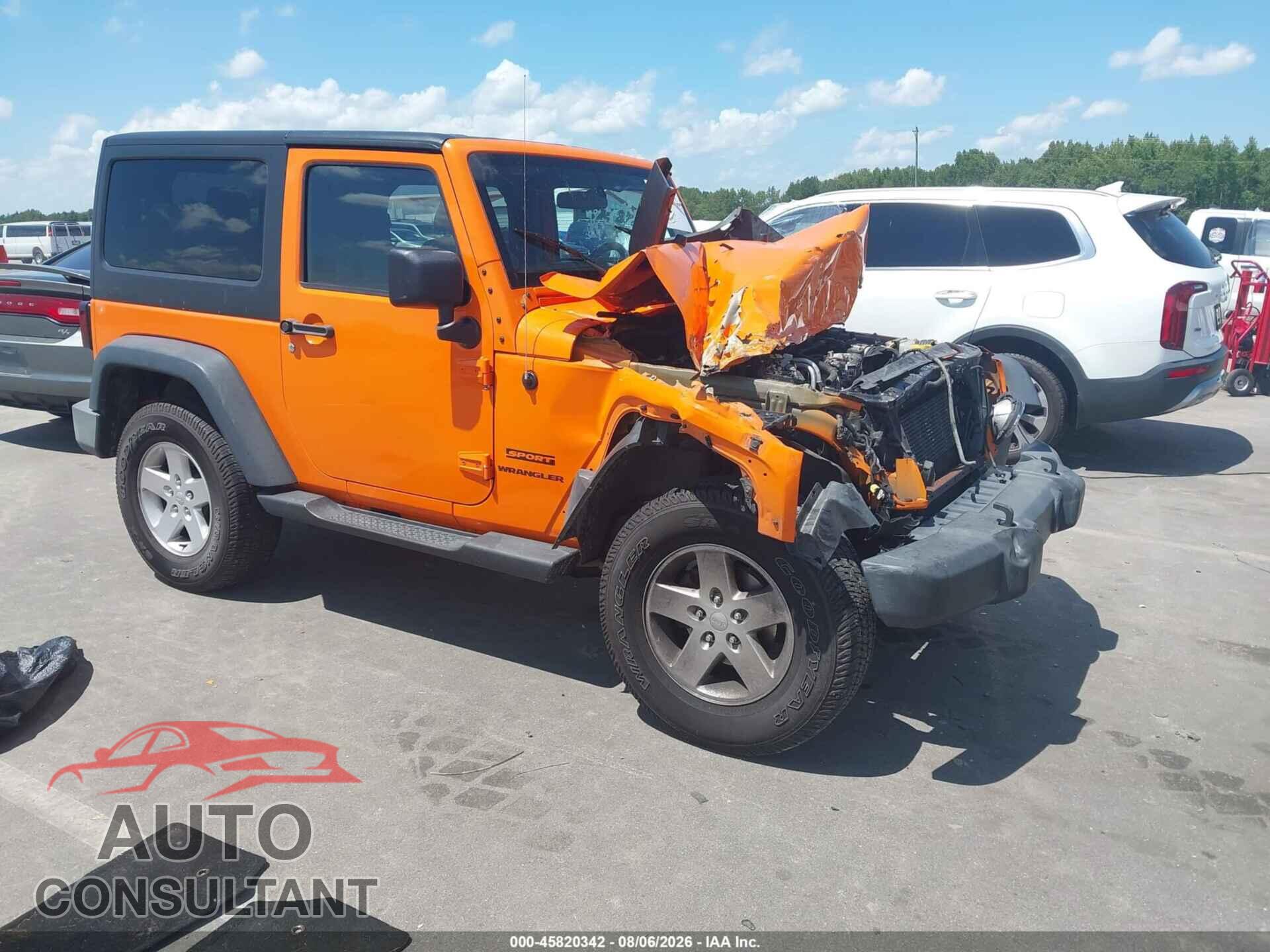 JEEP WRANGLER 2012 - 1C4AJWAG2CL247510