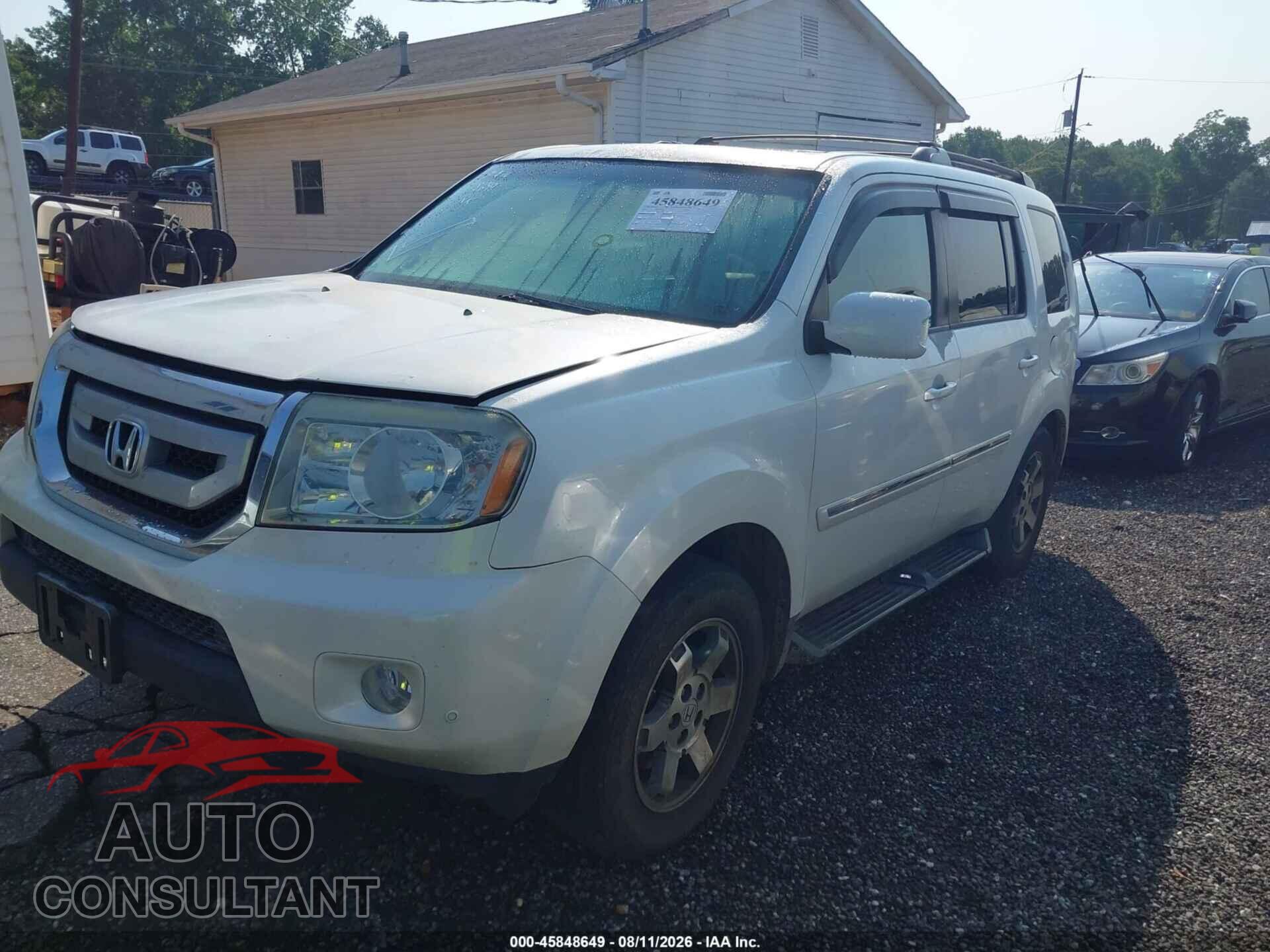 HONDA PILOT 2011 - 5FNYF4H92BB057736