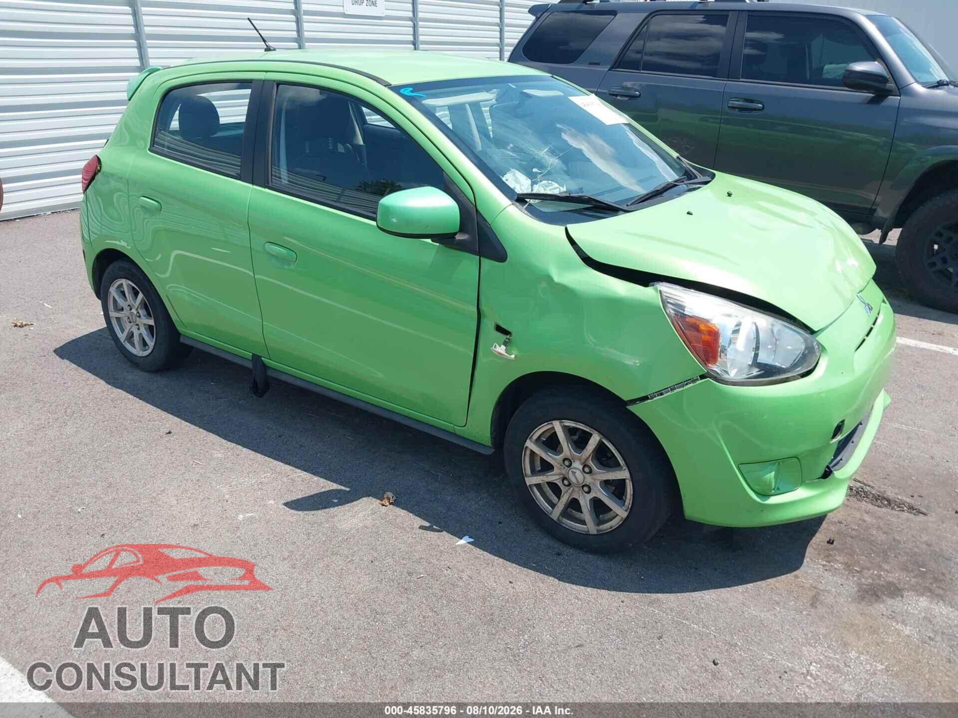 MITSUBISHI MIRAGE 2015 - ML32A3HJ8FH003682