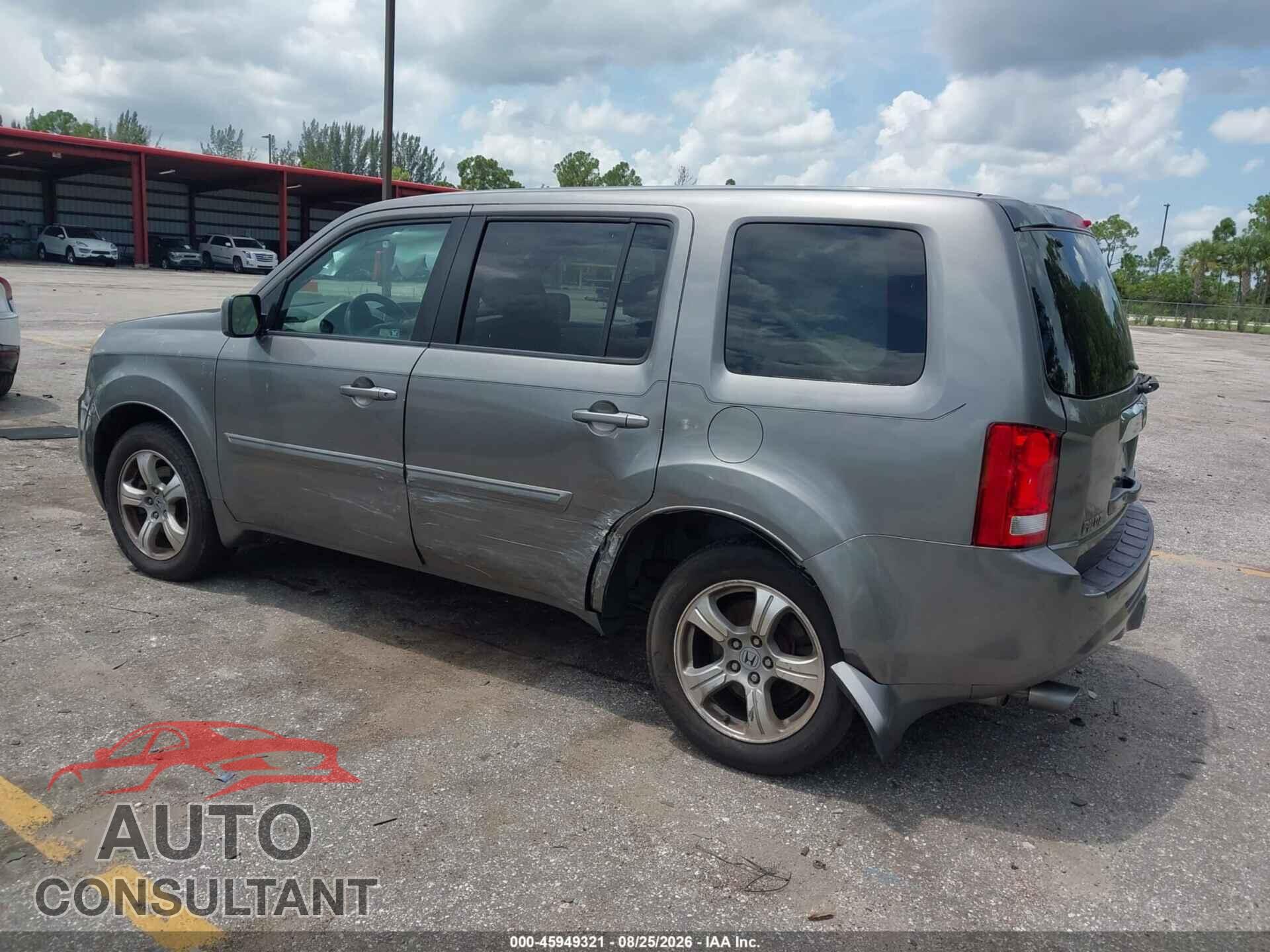 HONDA PILOT 2012 - 5FNYF3H44CB022759