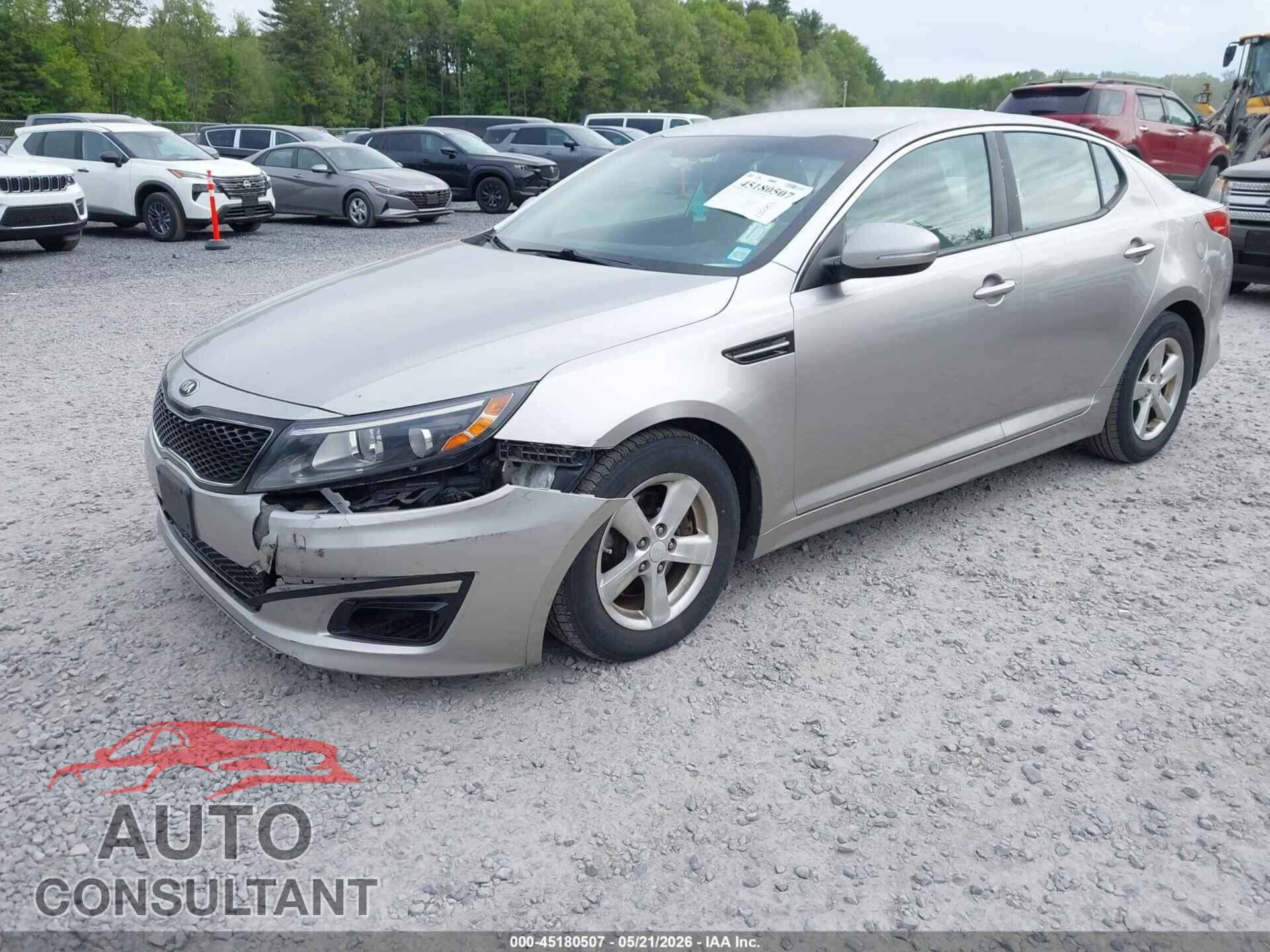 KIA OPTIMA 2014 - KNAGM4A70E5458604