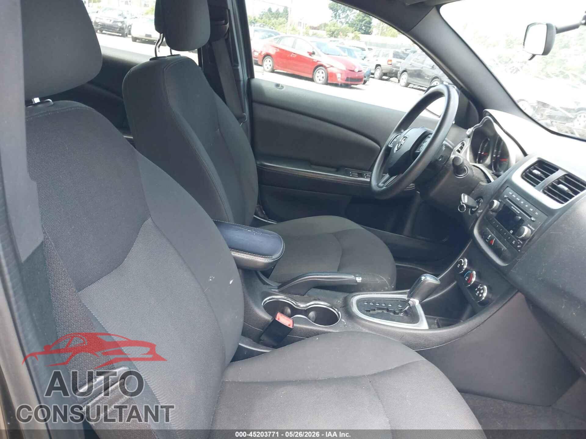 DODGE AVENGER 2012 - 1C3CDZAB9CN242819