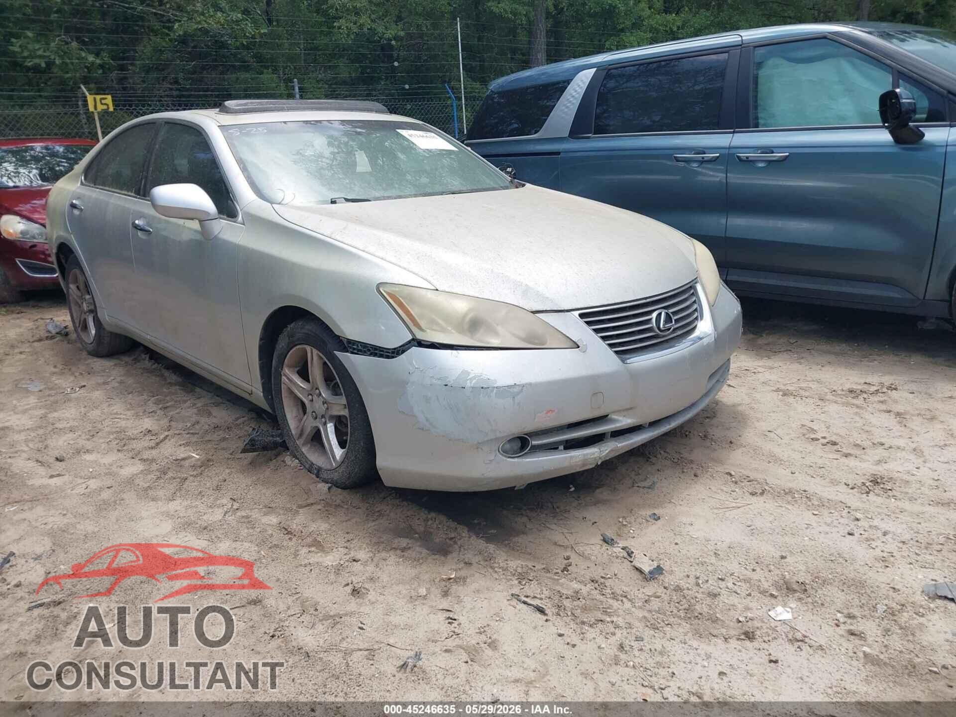LEXUS ES 350 2009 - JTHBJ46G892326257