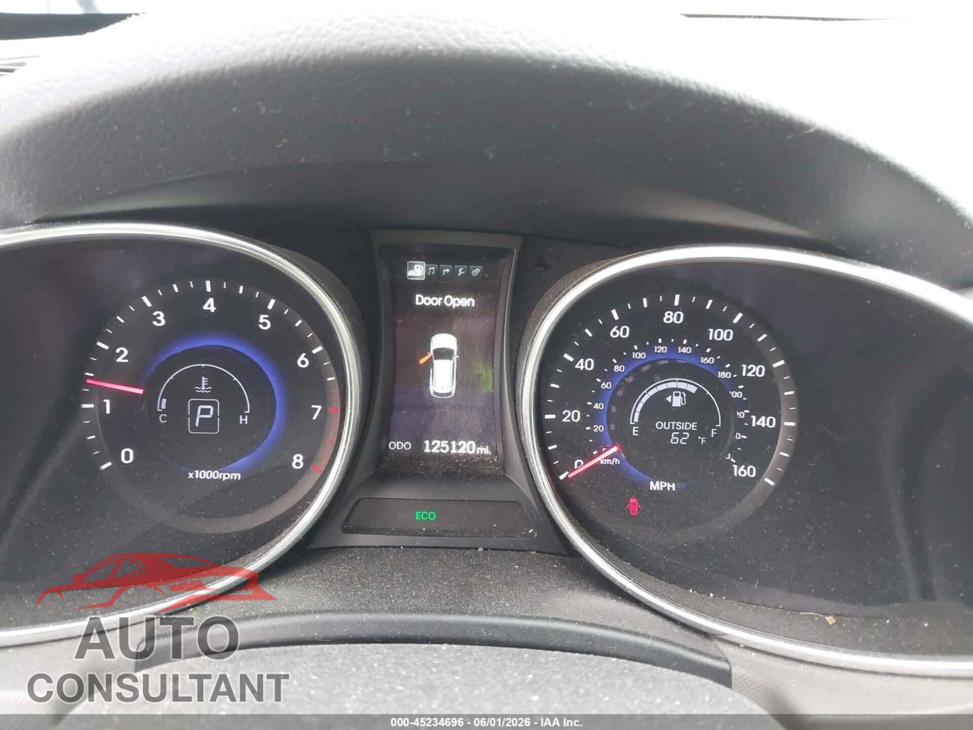 HYUNDAI SANTA FE 2016 - KM8SRDHF2GU155520