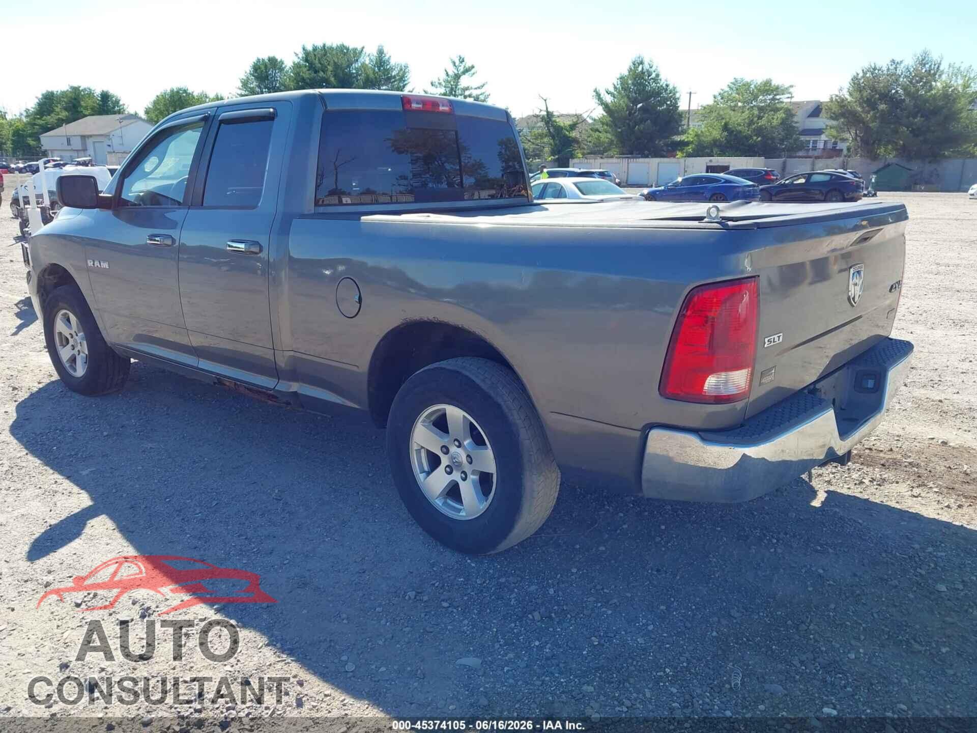 DODGE RAM 1500 2010 - 1D7RV1GP6AS219302