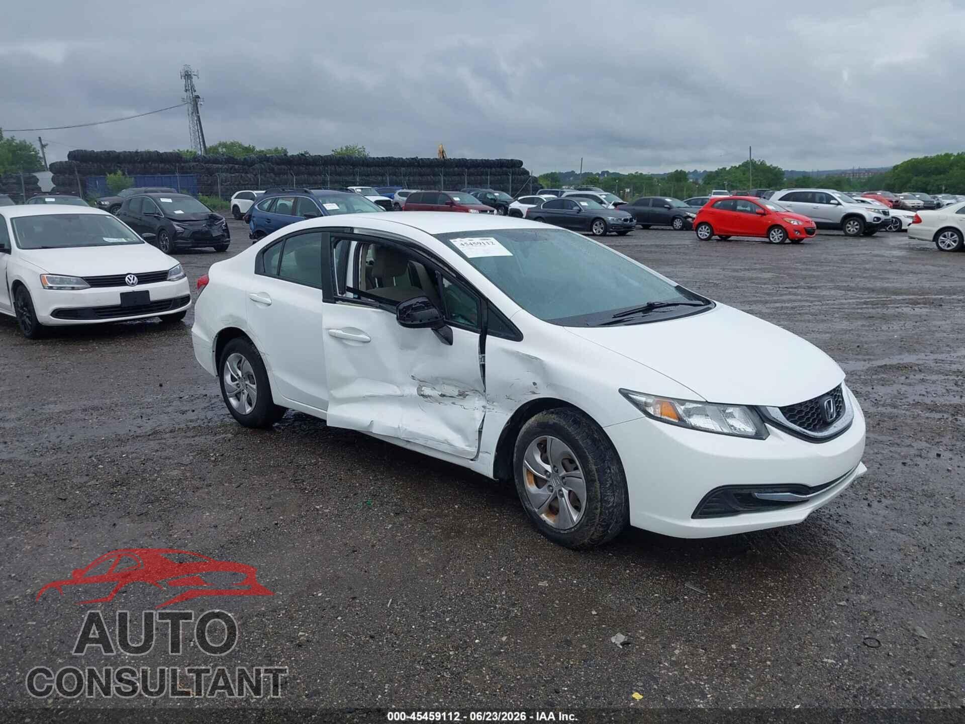 HONDA CIVIC 2013 - 19XFB2F5XDE237174