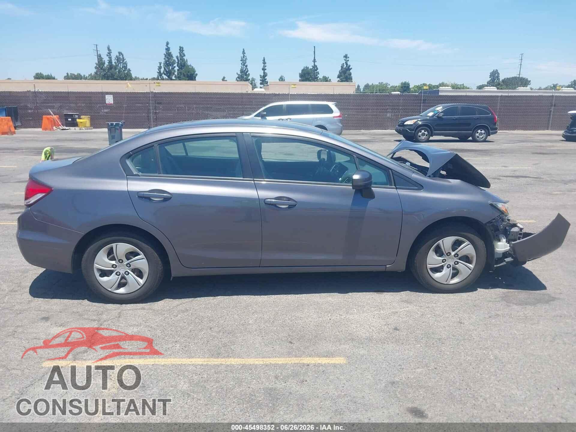 HONDA CIVIC 2014 - 2HGFB2F5XEH506748